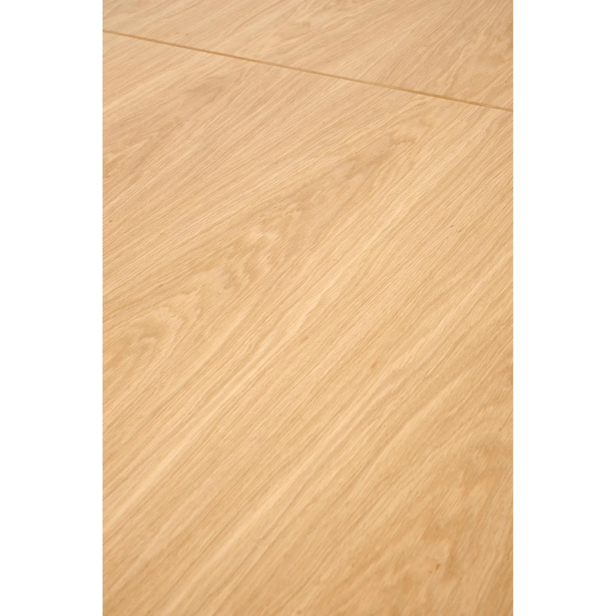 Masa extensibila MASSIVE 2, stejar natural/negru, PAL furniruit/otel, 160-250x90x77 cm