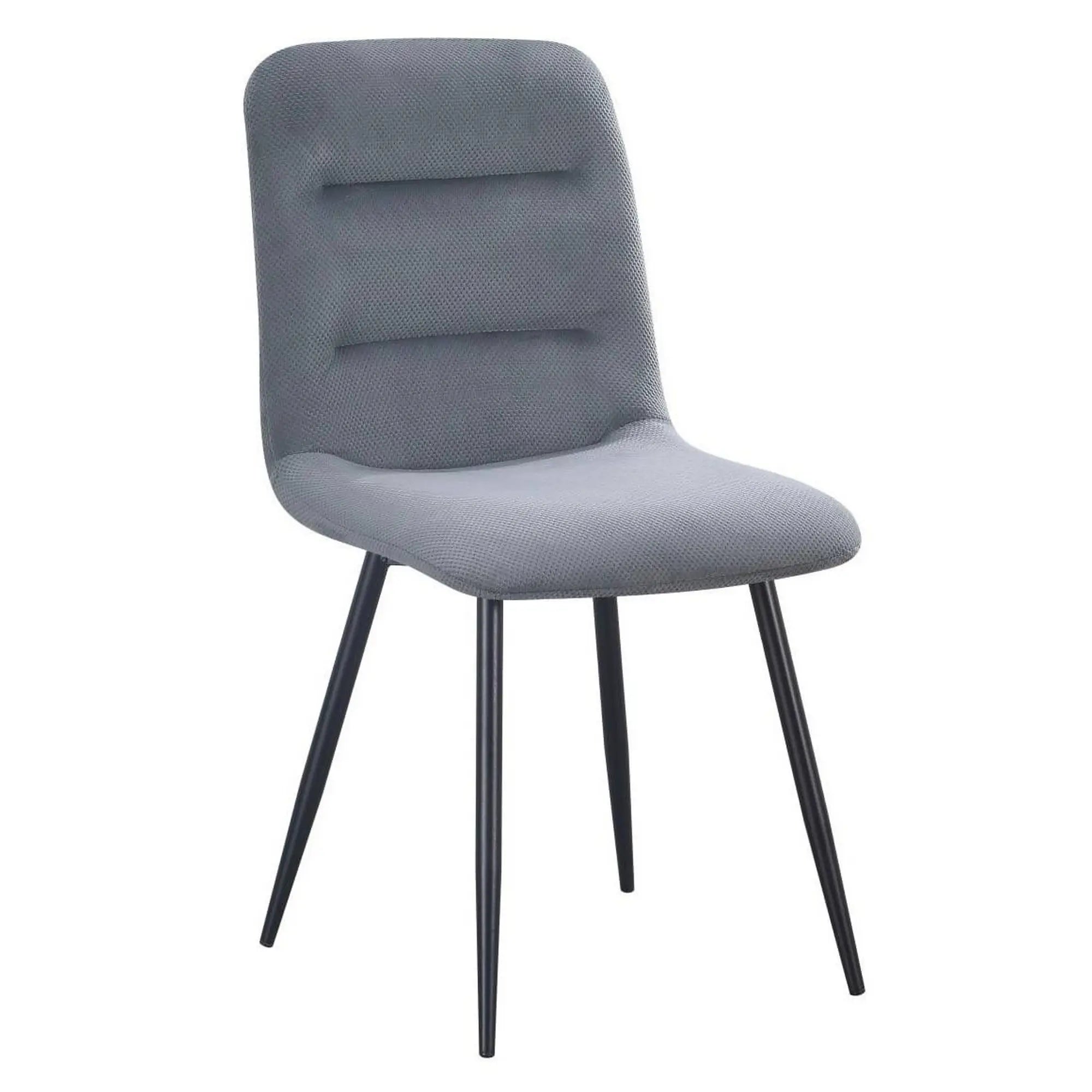 Scaun BOS, gri inchis/negru, stofa/metal, 61x51x84 cm