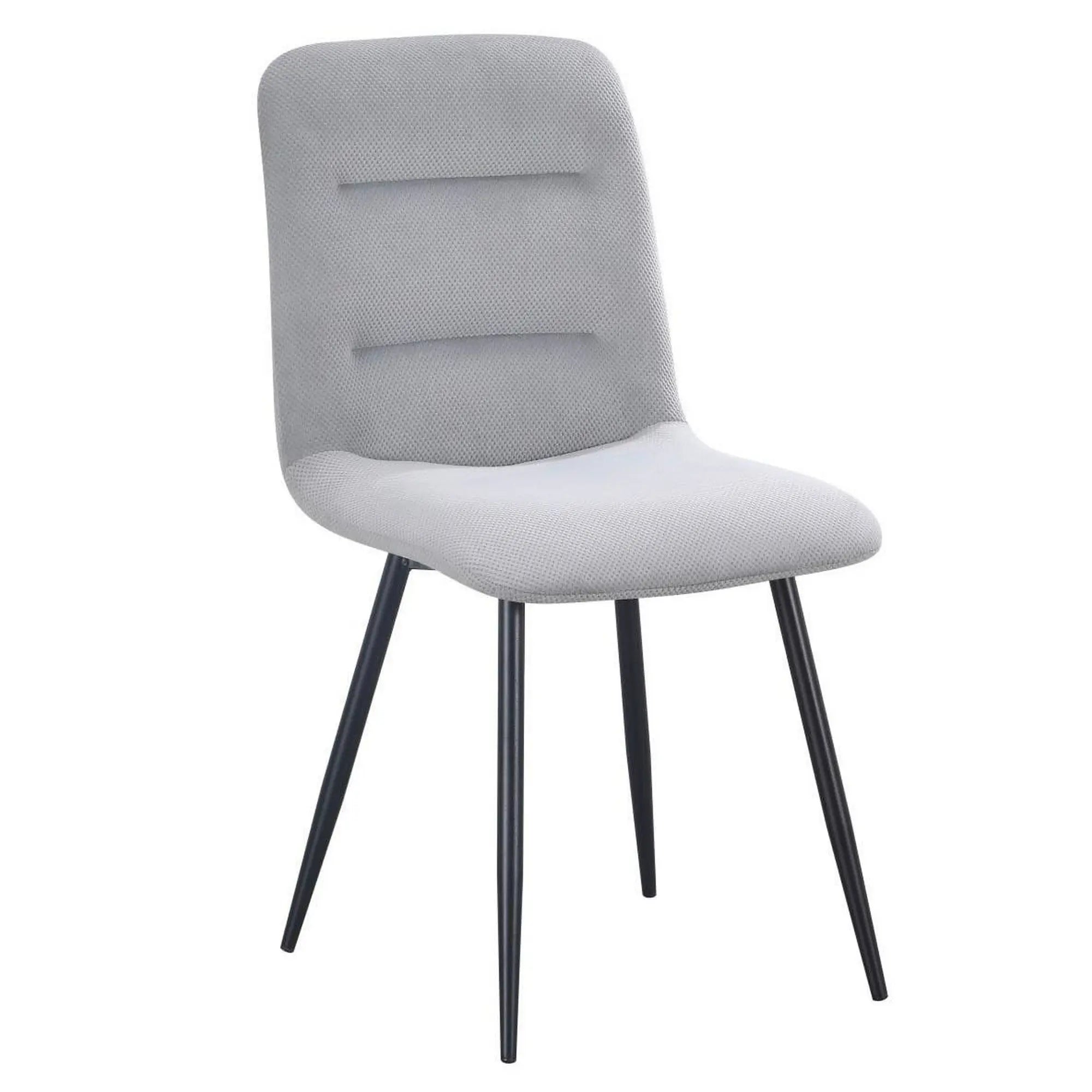 Scaun BOS, gri/negru, stofa/metal, 61x51x84 cm