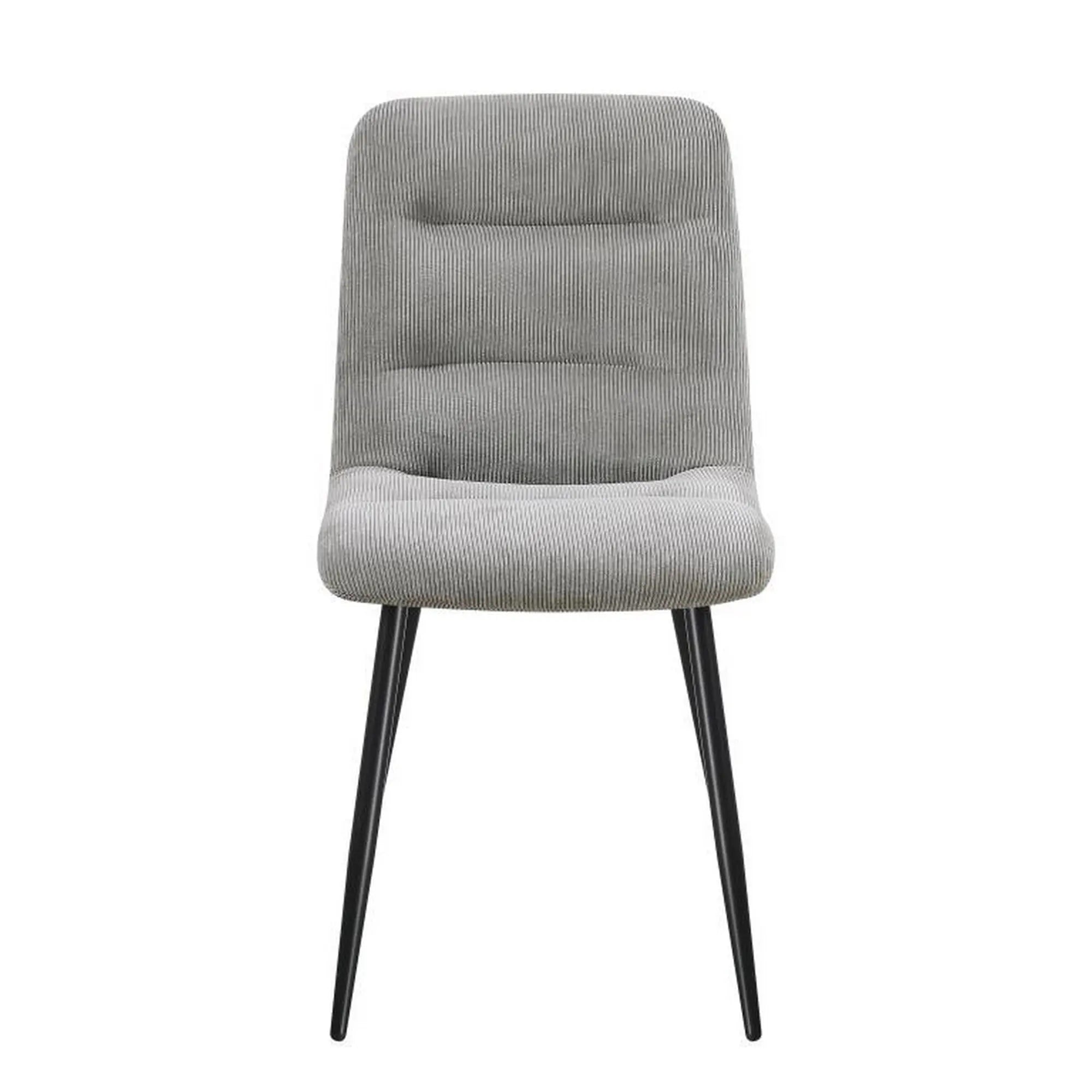 Scaun BOS, gri deschis/negru, stofa/metal, 61x51x84 cm
