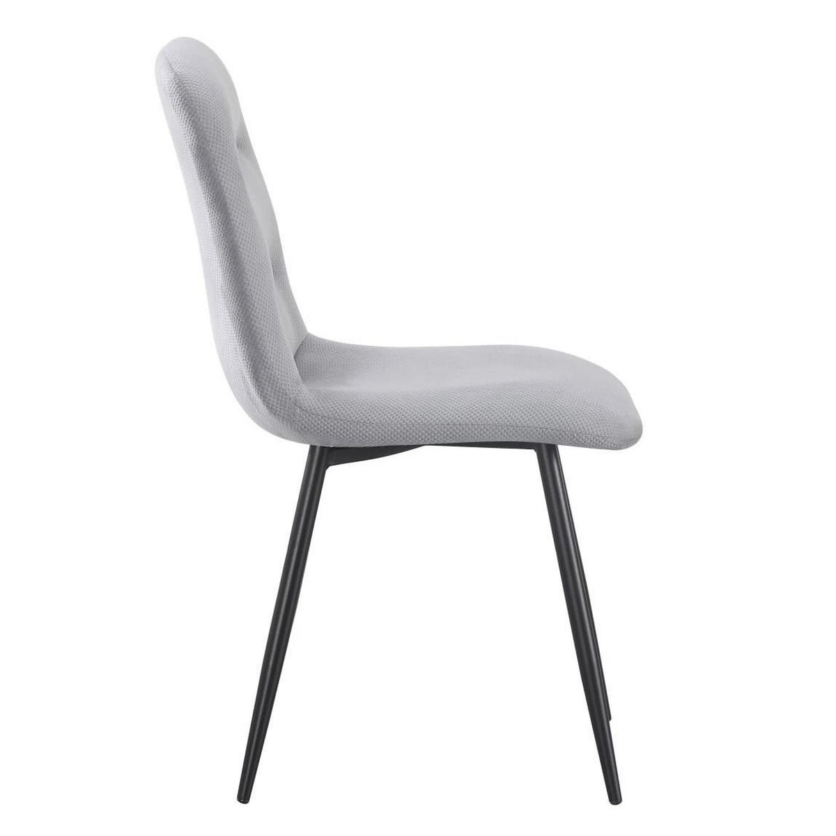 Scaun BOS, gri/negru, stofa/metal, 61x51x84 cm