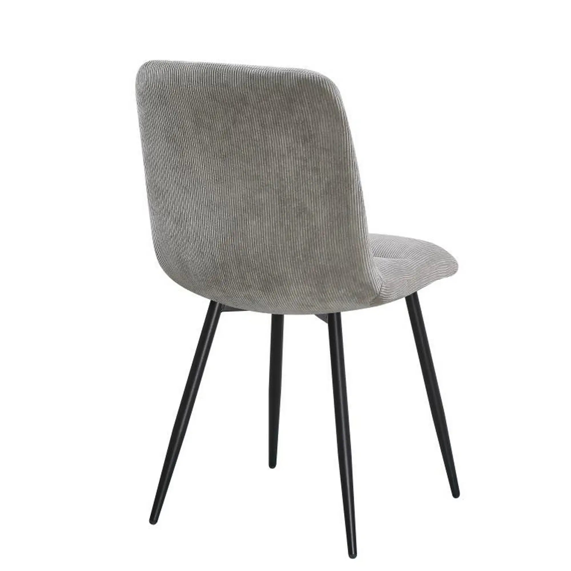 Scaun BOS, gri deschis/negru, stofa/metal, 61x51x84 cm