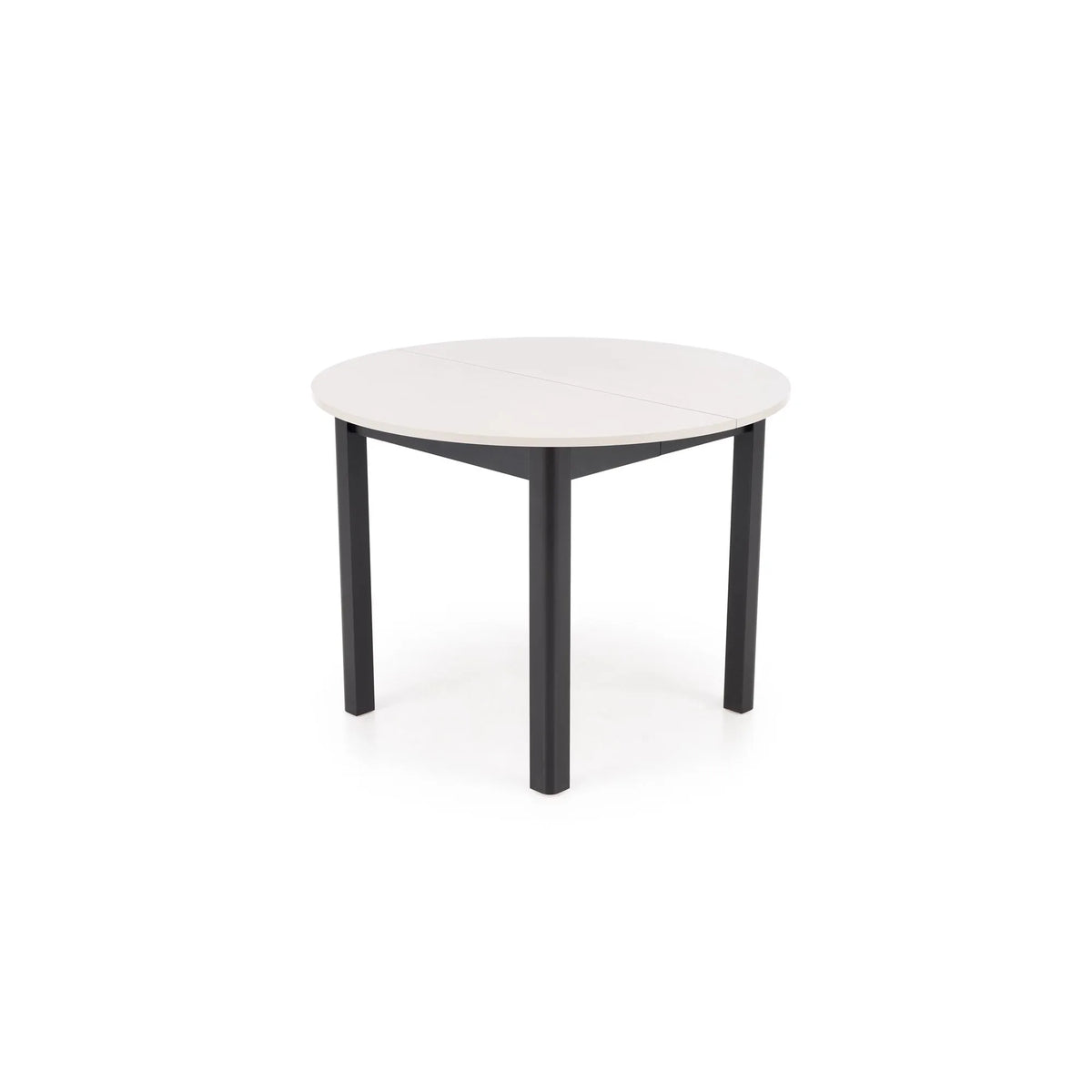 Masa extensibila RINGO, casmir/negru, PAL furniruit, 102/142x102x76 cm