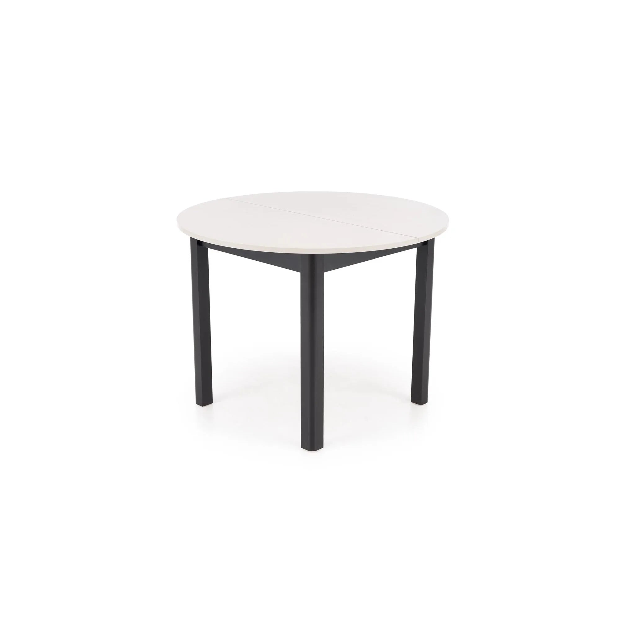 Masa extensibila RINGO, casmir/negru, PAL furniruit, 102/142x102x76 cm