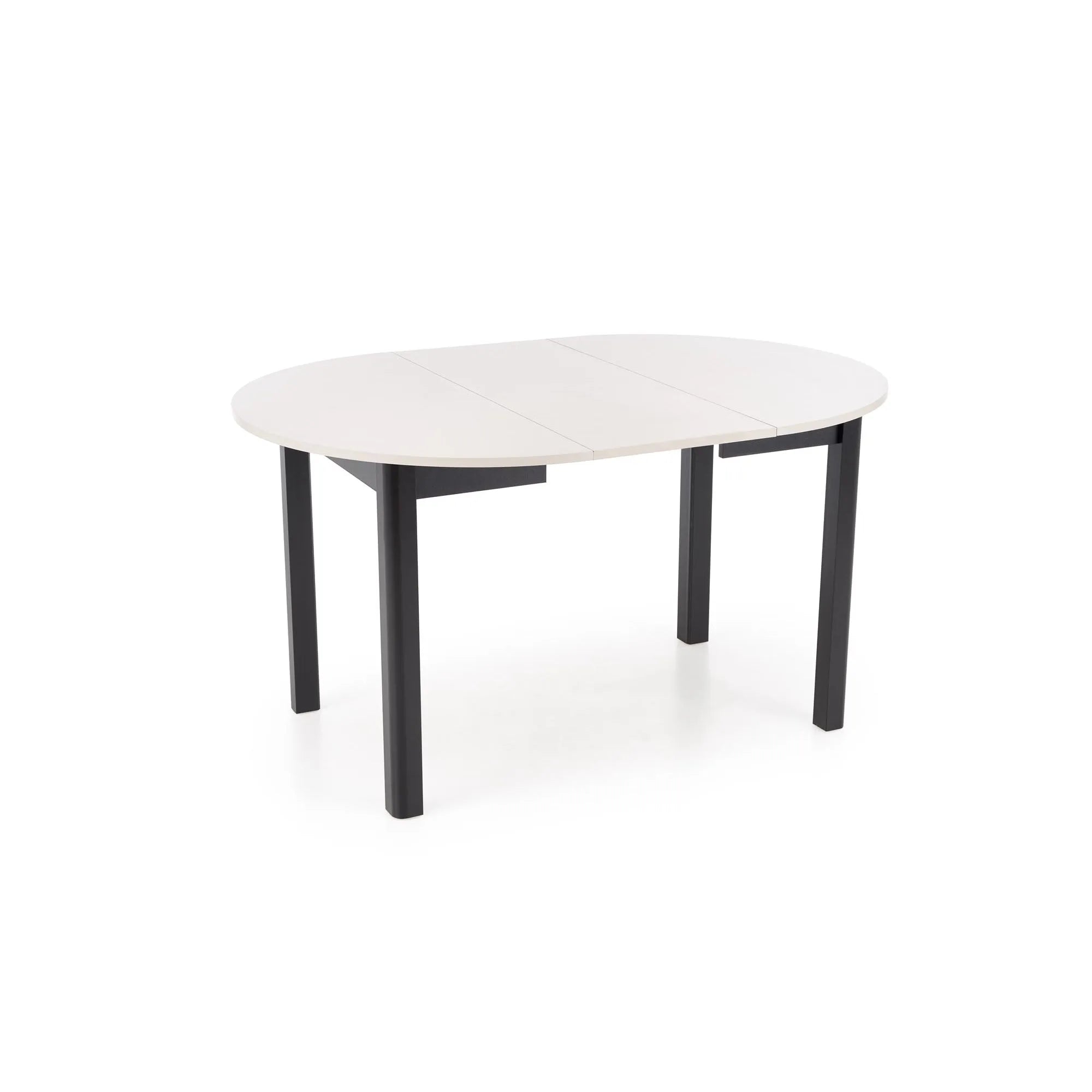 Masa extensibila RINGO, casmir/negru, PAL furniruit, 102/142x102x76 cm