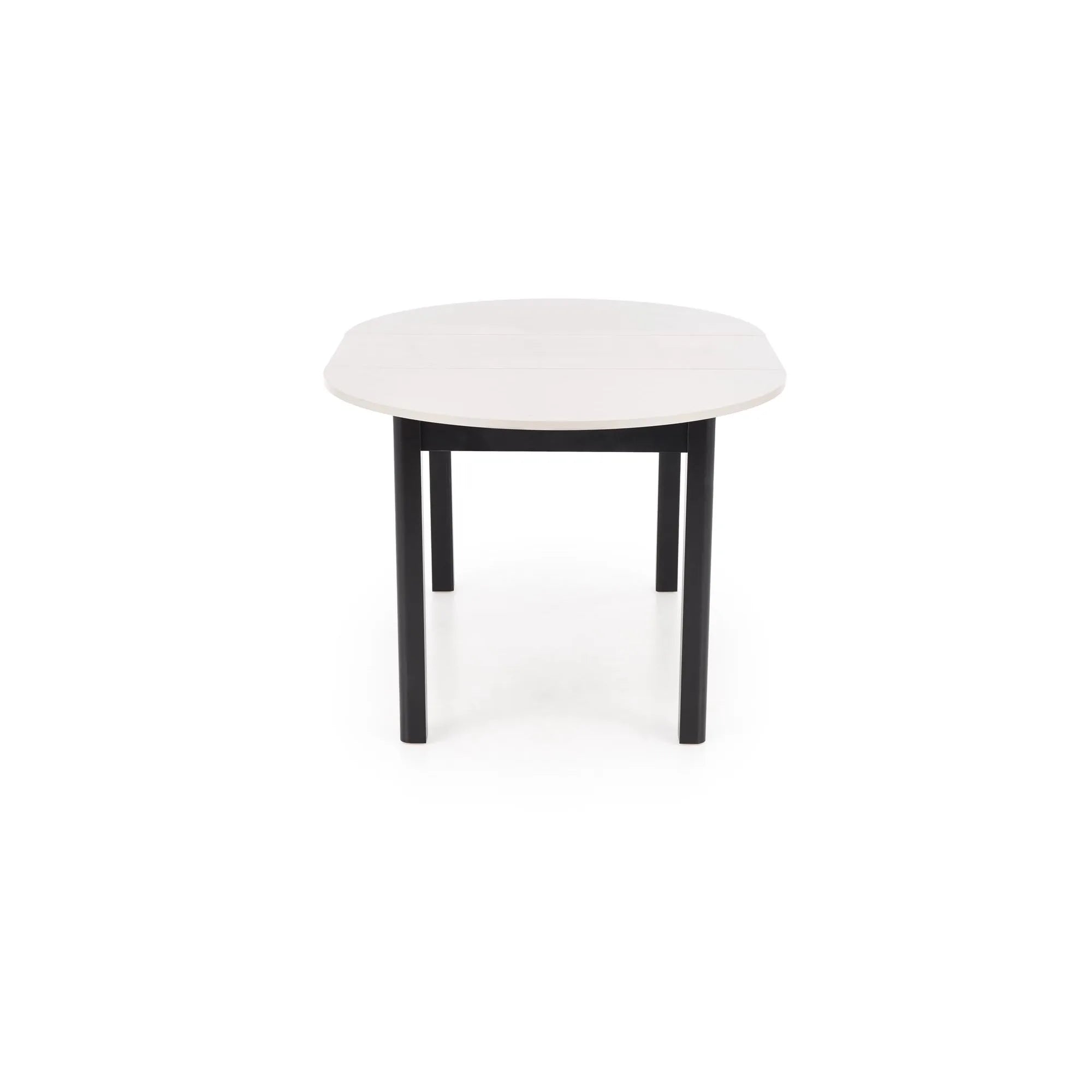 Masa extensibila RINGO, casmir/negru, PAL furniruit, 102/142x102x76 cm