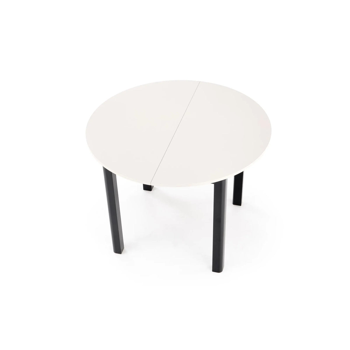 Masa extensibila RINGO, casmir/negru, PAL furniruit, 102/142x102x76 cm