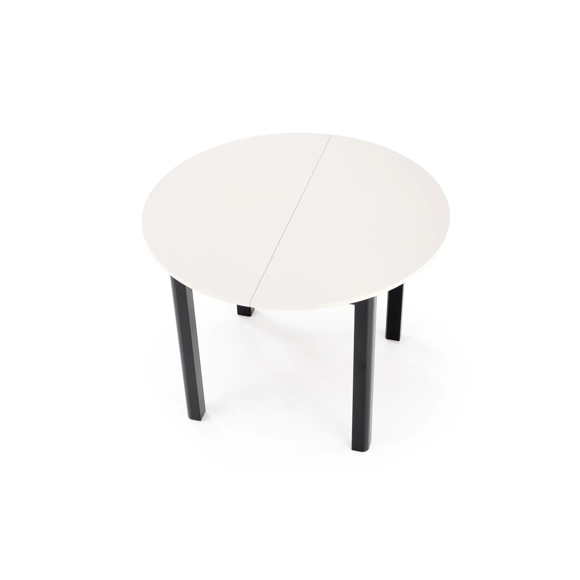 Masa extensibila RINGO, casmir/negru, PAL furniruit, 102/142x102x76 cm