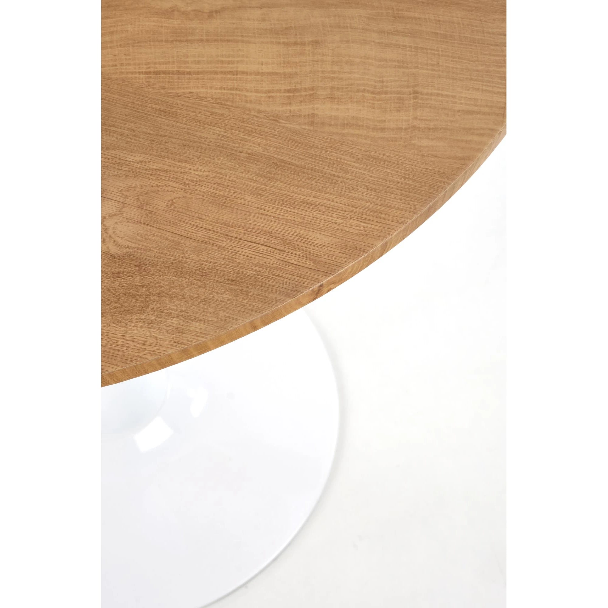 Masa STING, stejar/alb, 80x73 cm