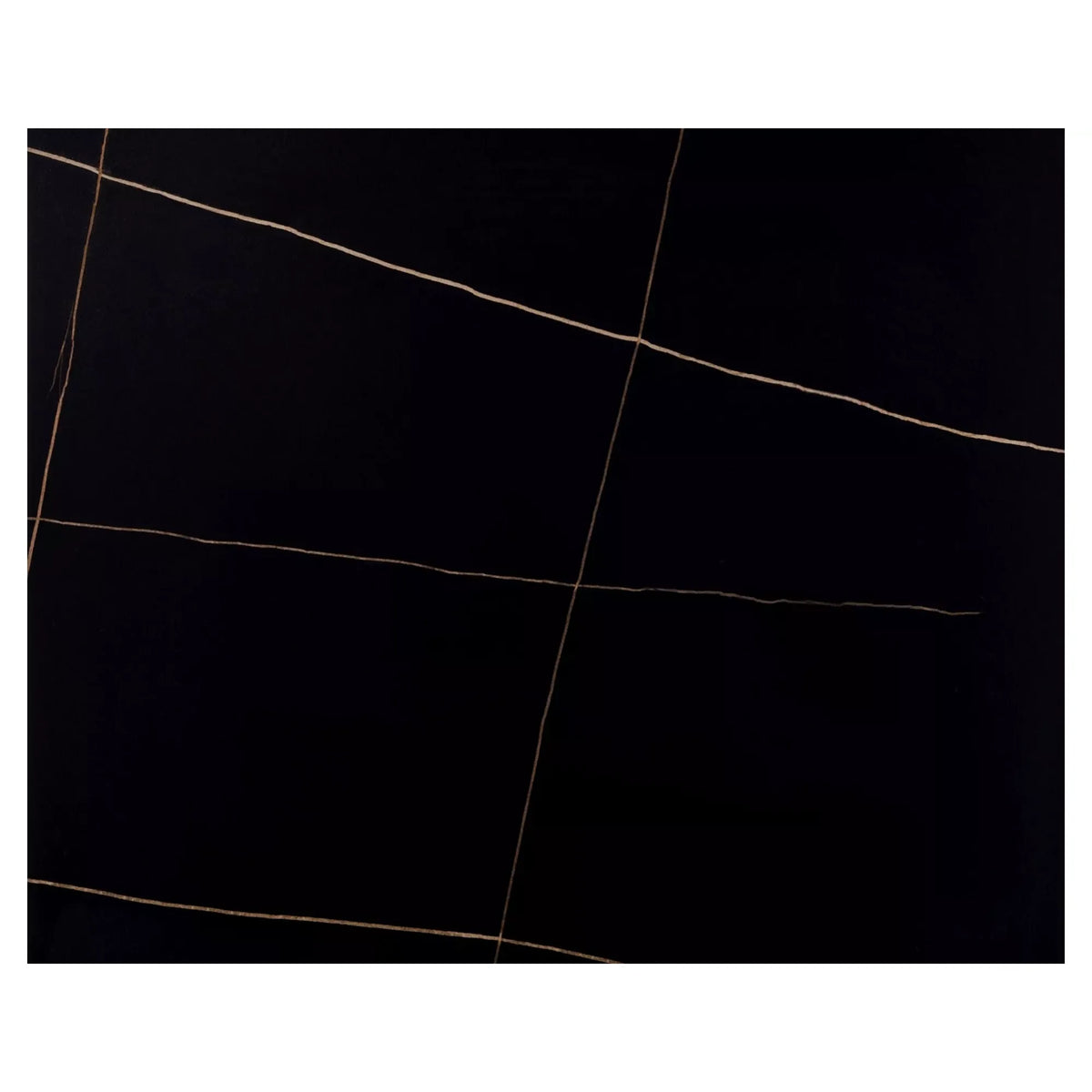 Masa RION, negru cu efect de marmura, ceramica/metal, 130x70x76 cm