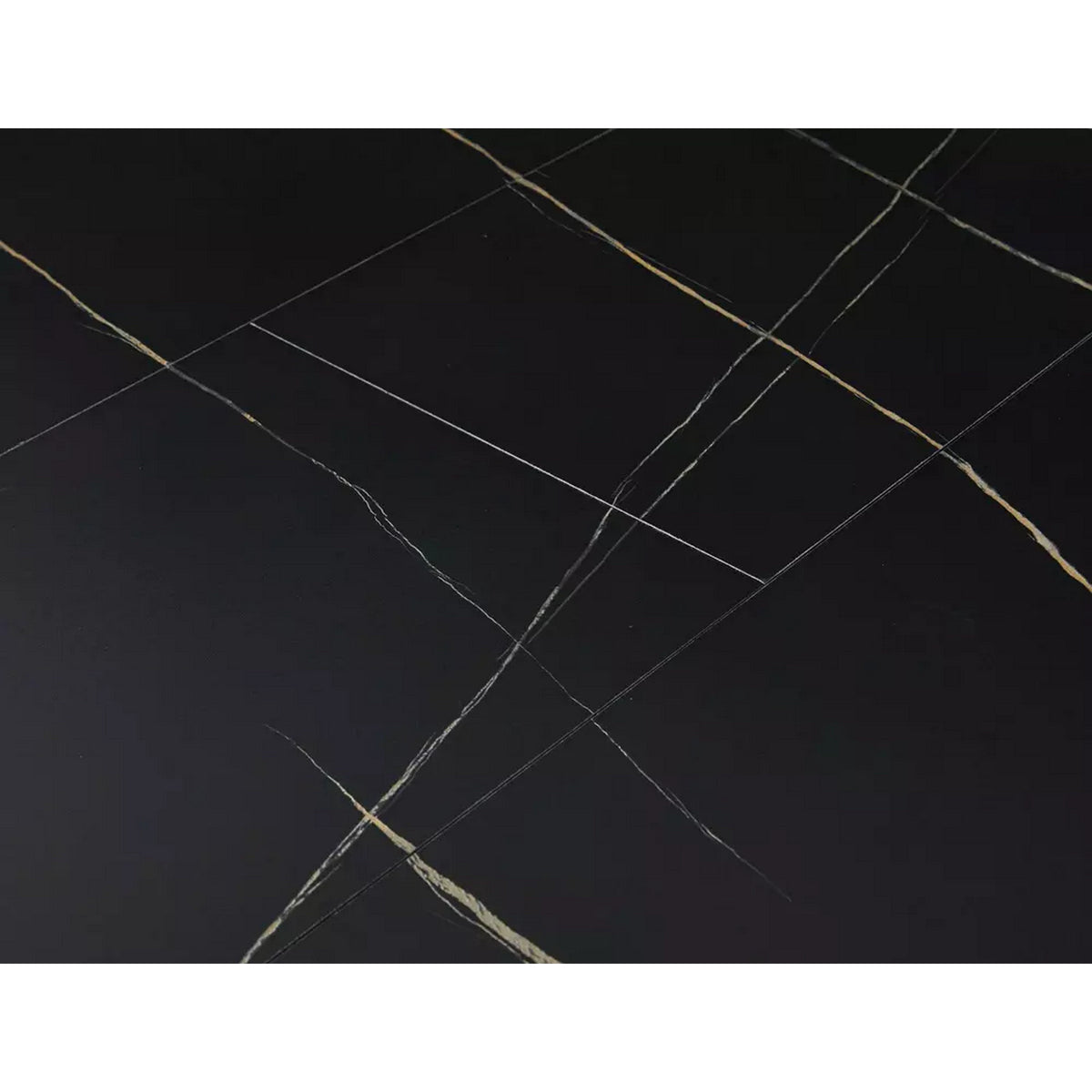 Masa extensibila pentru sufragerie GASTON, negru, 100/135x100x75 cm