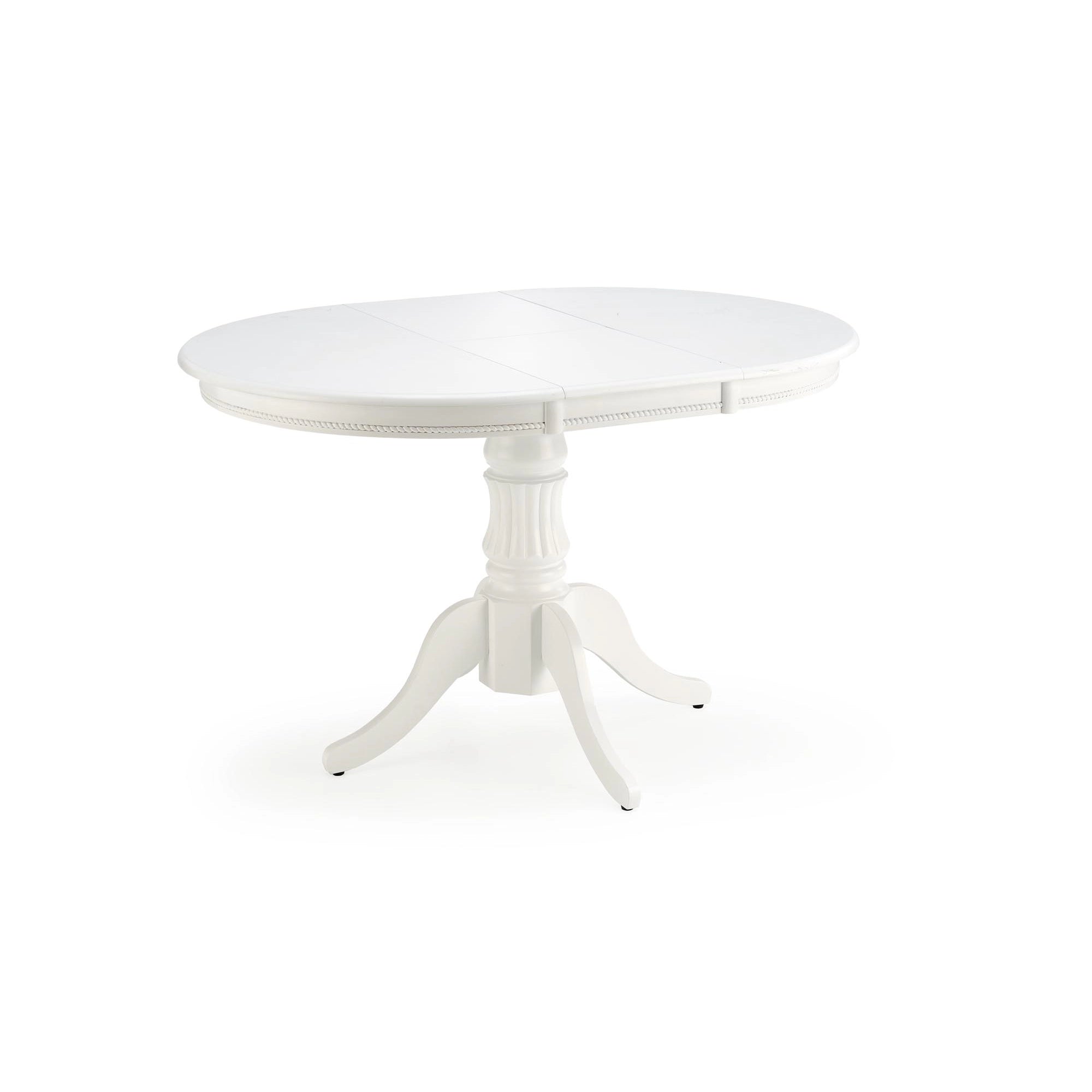 Masa extensibila alb WILLIAM, 90/124x90x75 cm