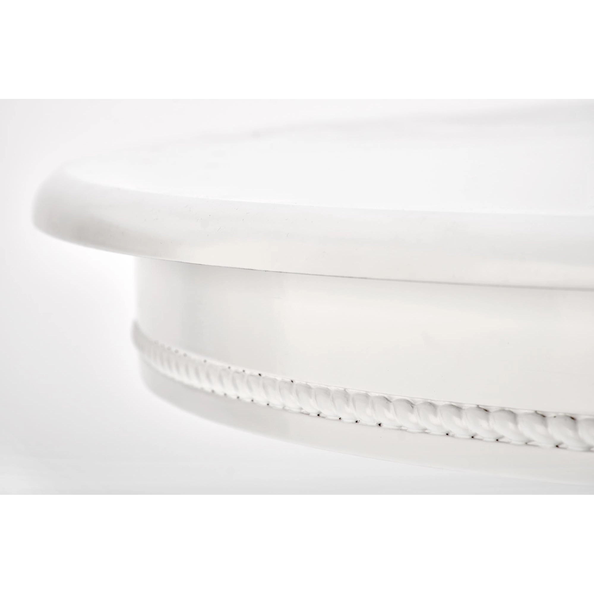 Masa extensibila alb WILLIAM, 90/124x90x75 cm