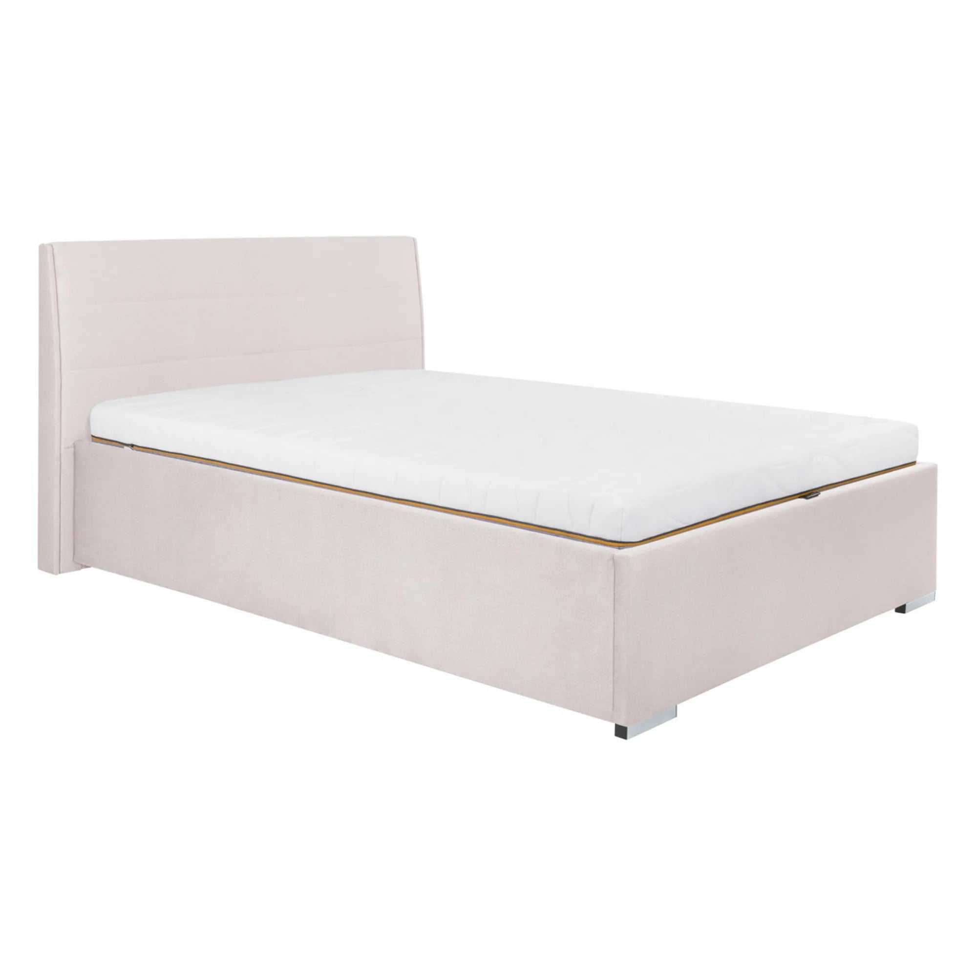 Cadru pat COSALA III 140x200, stofa catifelata bej - Element 17