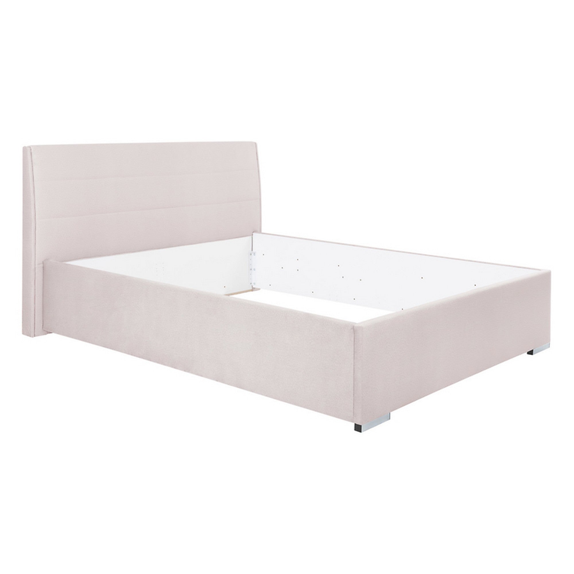 Cadru pat COSALA III 160x200, stofa catifelata bej - Element 17