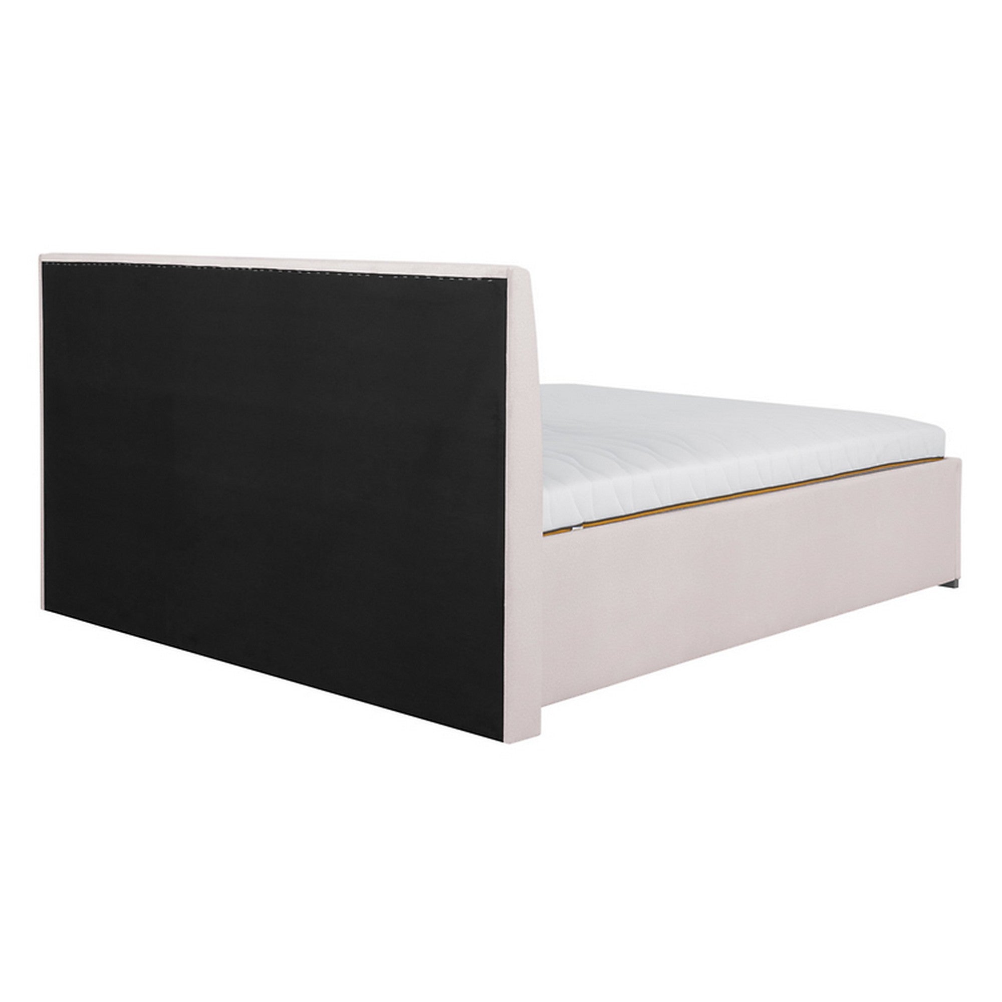 Cadru pat COSALA III 160x200, stofa catifelata bej - Element 17