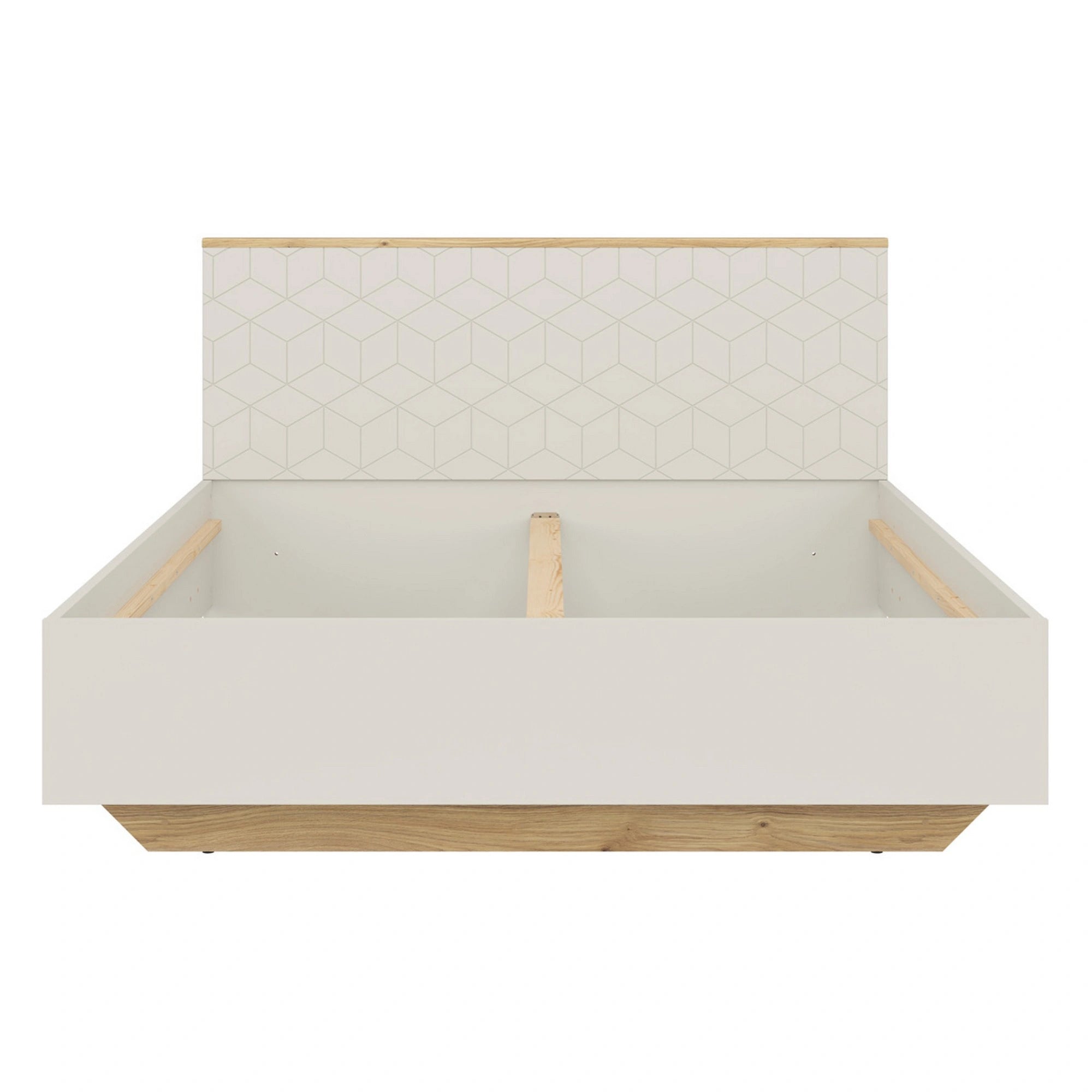 Cadru pat GLAMOUR A 160x200, casmir/stejar, PAL