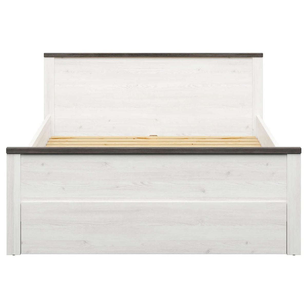 Cadru pat HESEN 160x200, pin deschis/pin larico, PAL