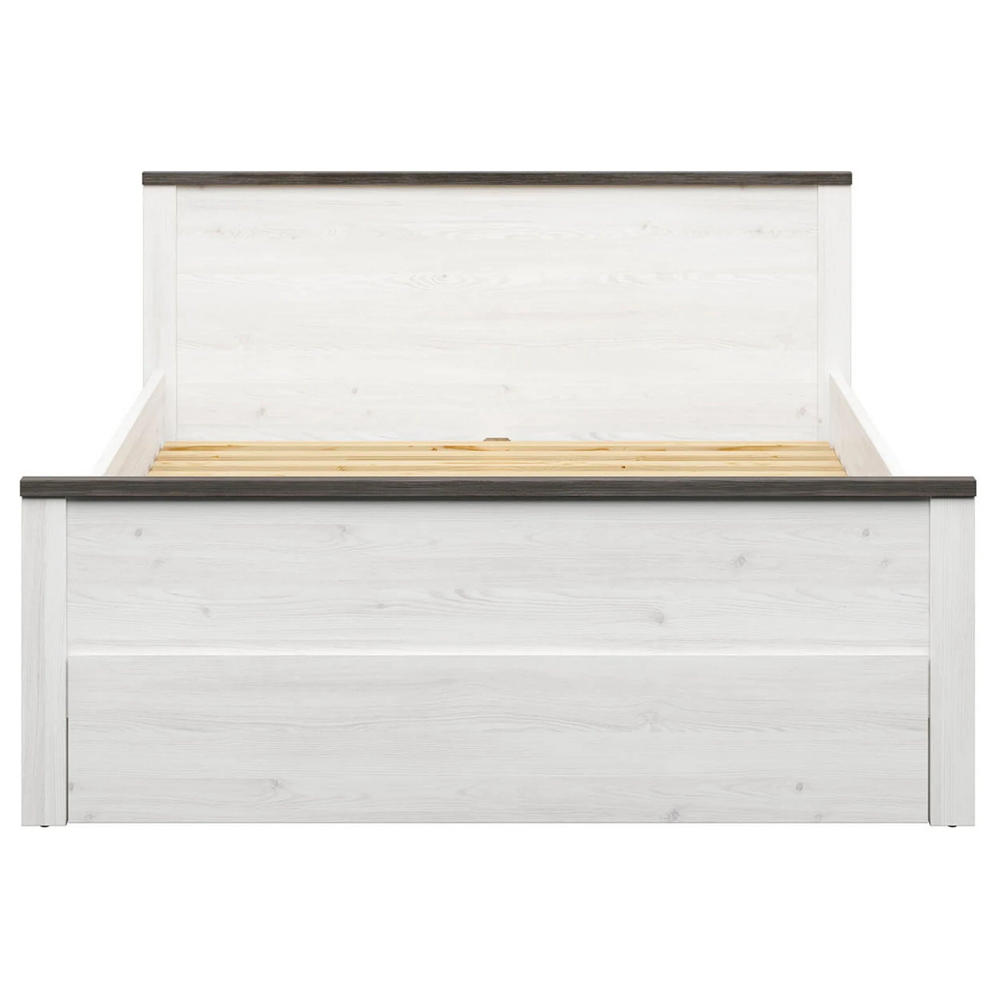 Cadru pat HESEN 160x200, pin deschis/pin larico, PAL