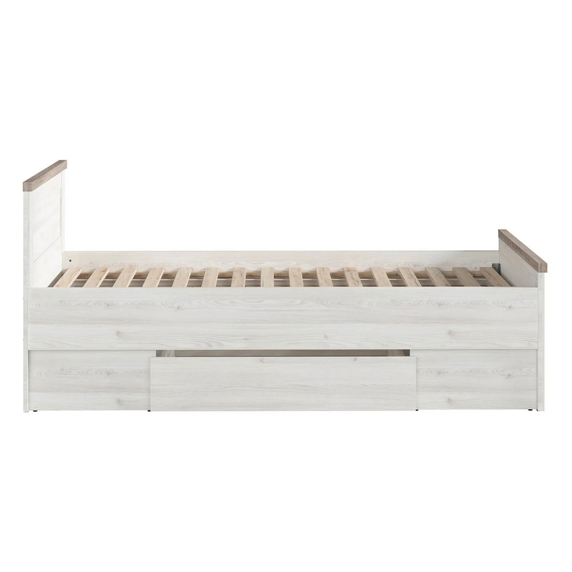 Cadru pat LUCA JUZI 90x200, zada sibiu deschis, PAL laminat