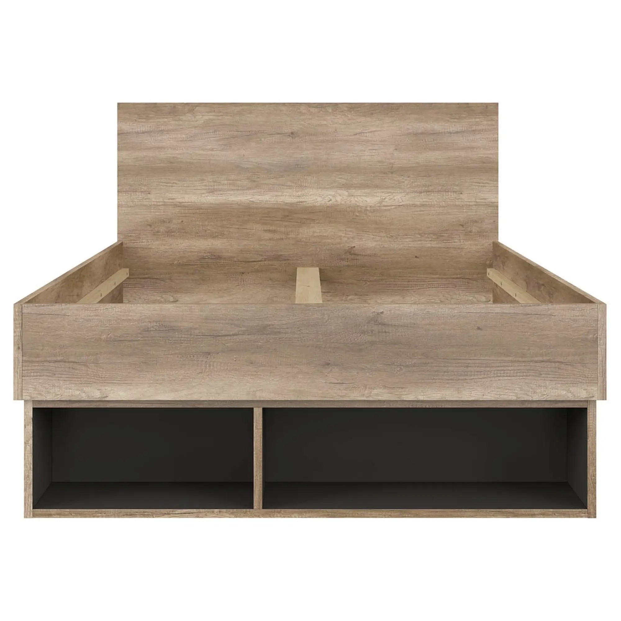 Cadru pat MALCOLM 120x200, stejar, PAL