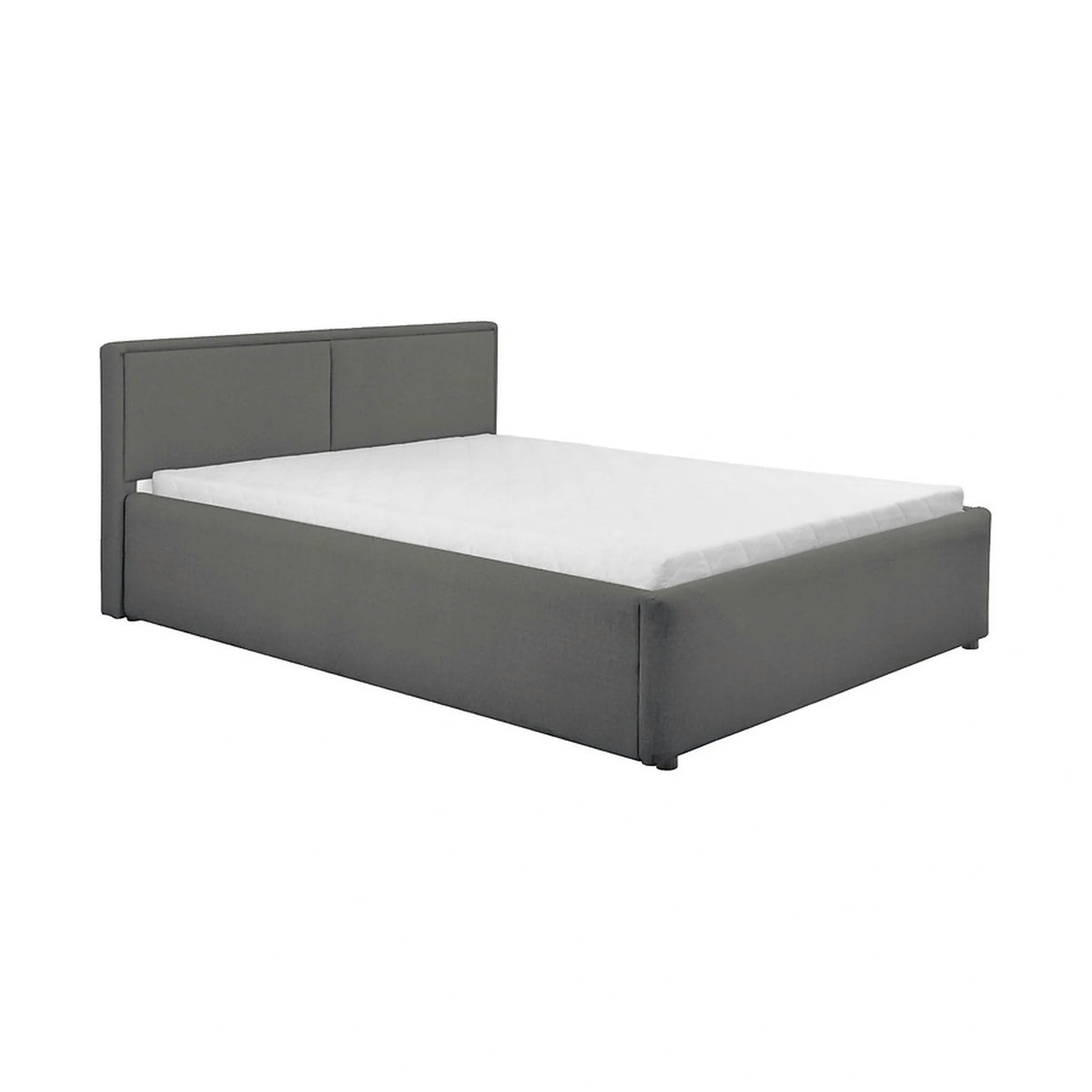 Cadru pat NEDIN 140x200, stofa clasica gri inchis - Maya 21