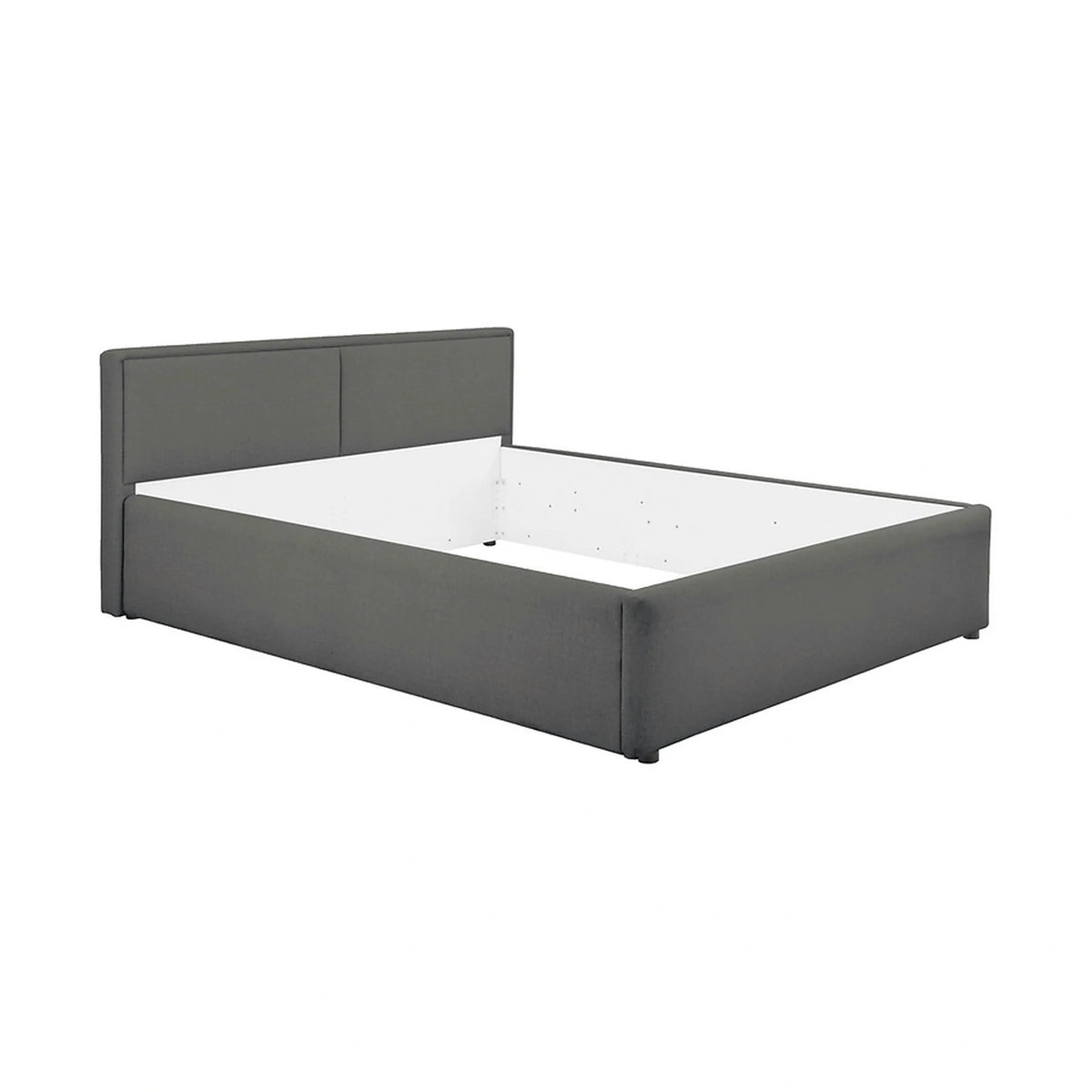Cadru pat NEDIN 160x200, stofa clasica gri inchis - Maya 21