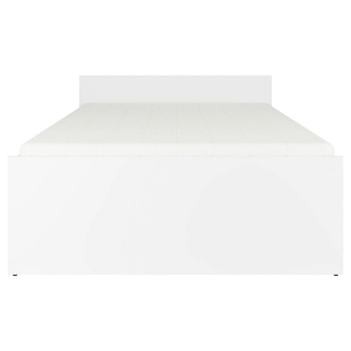 Cadru pat NEPO PLUS 120x200, alb, PAL laminat