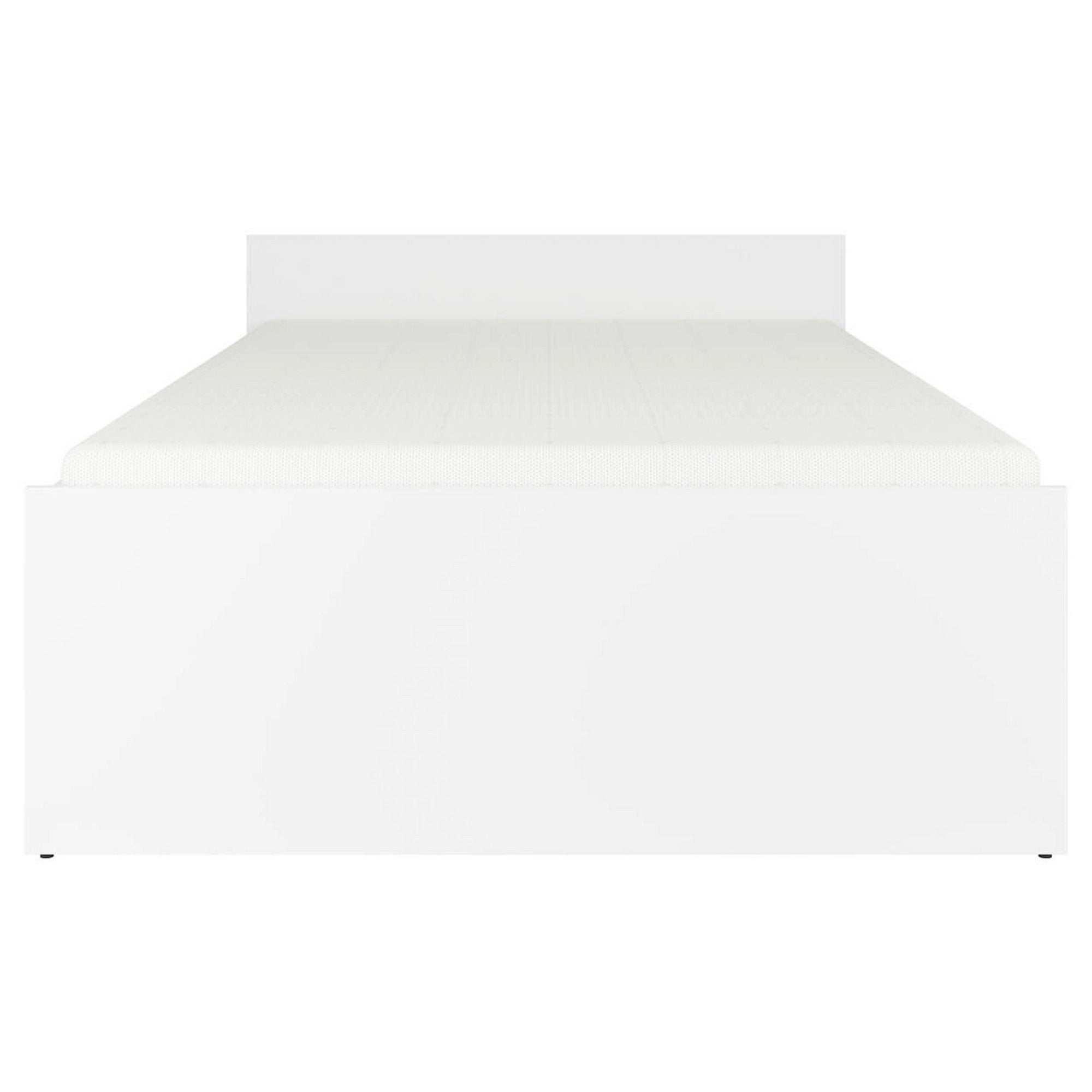 Cadru pat NEPO PLUS 120x200, alb, PAL laminat