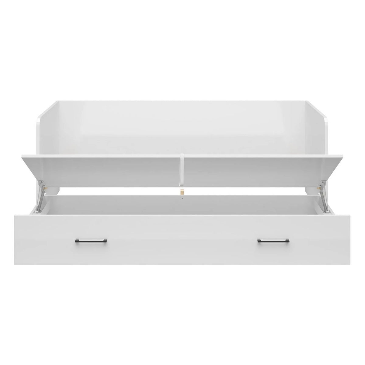 Cadru pat TETRIX 80/160x200, alb lucios, PAL