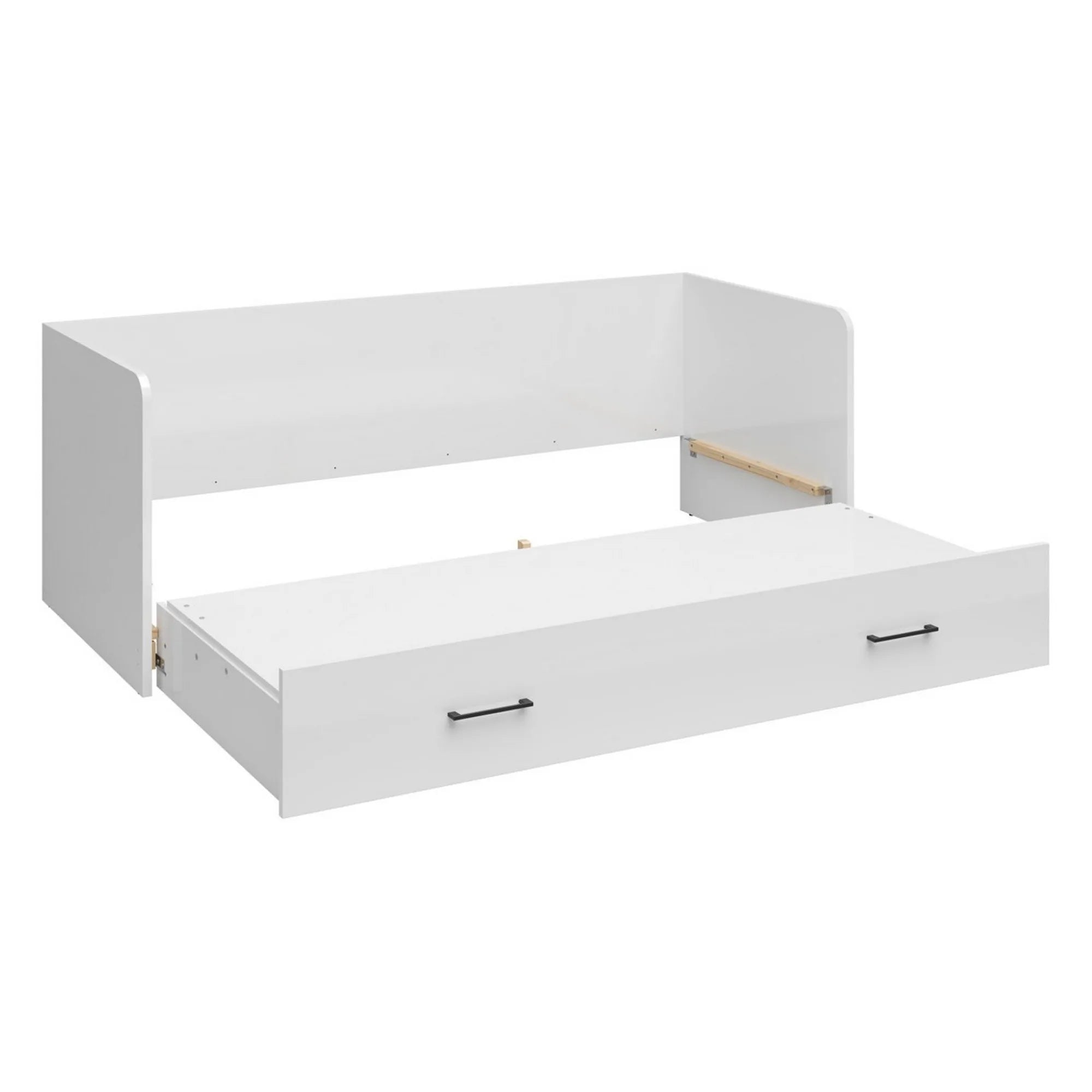 Cadru pat TETRIX 80/160x200, alb lucios, PAL