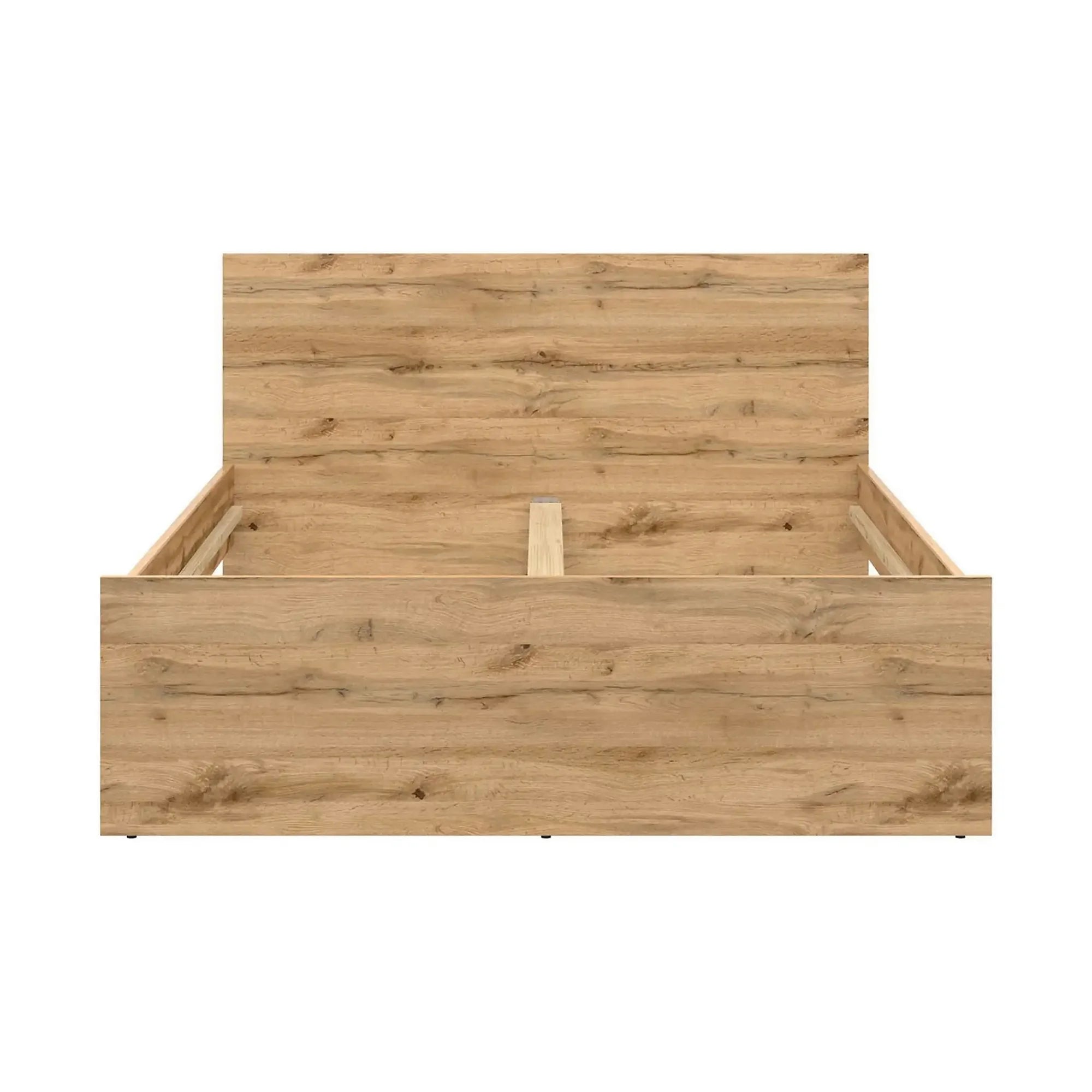 Cadru pat ZELE 140x200, stejar wotan, PAL