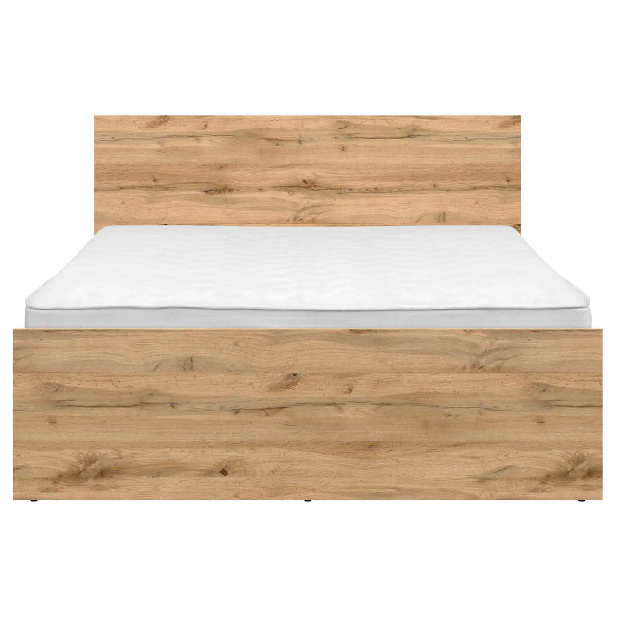 Cadru pat ZELE 140x200, stejar wotan, PAL