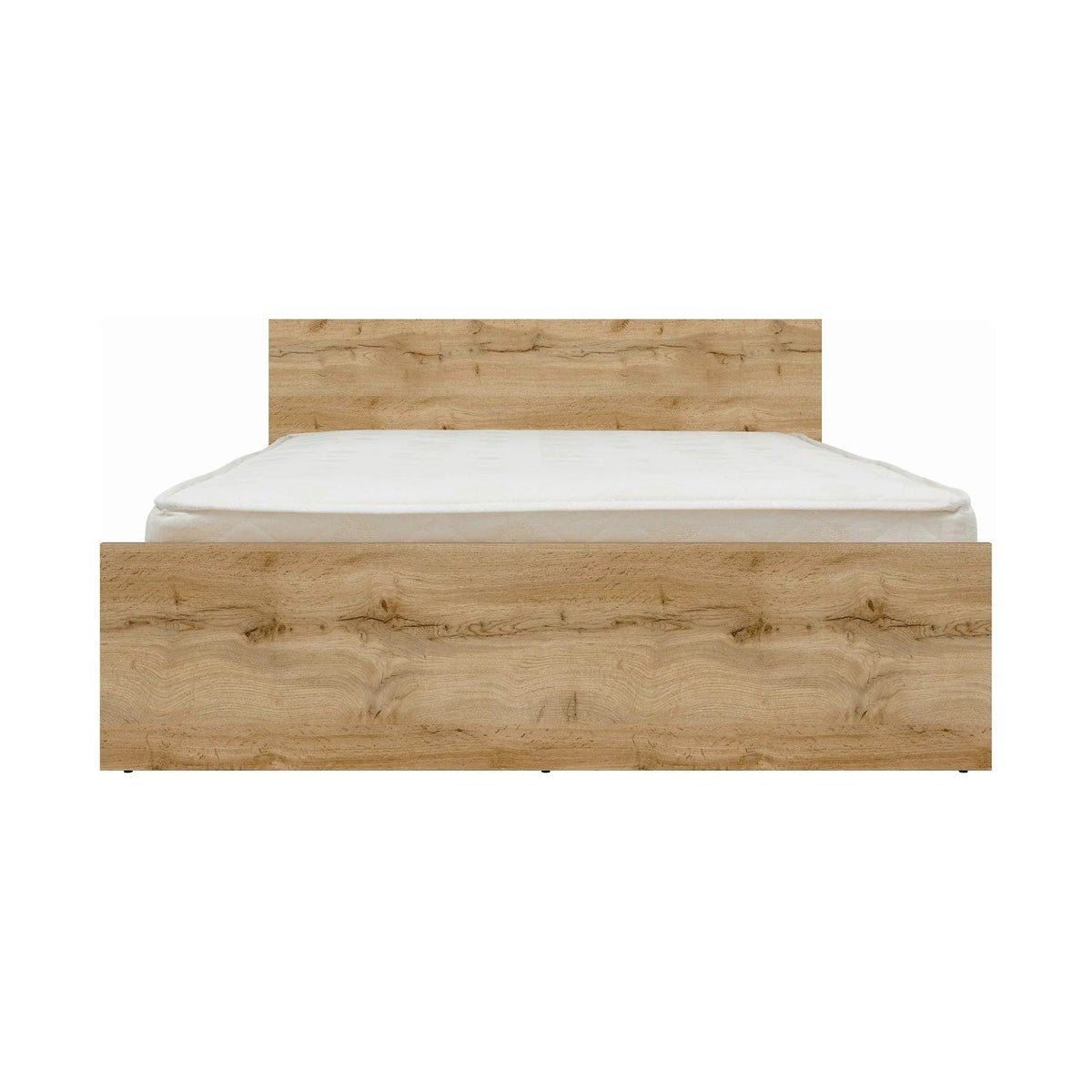 Cadru pat ZELE 160x200 cm, stejar wotan, PAL