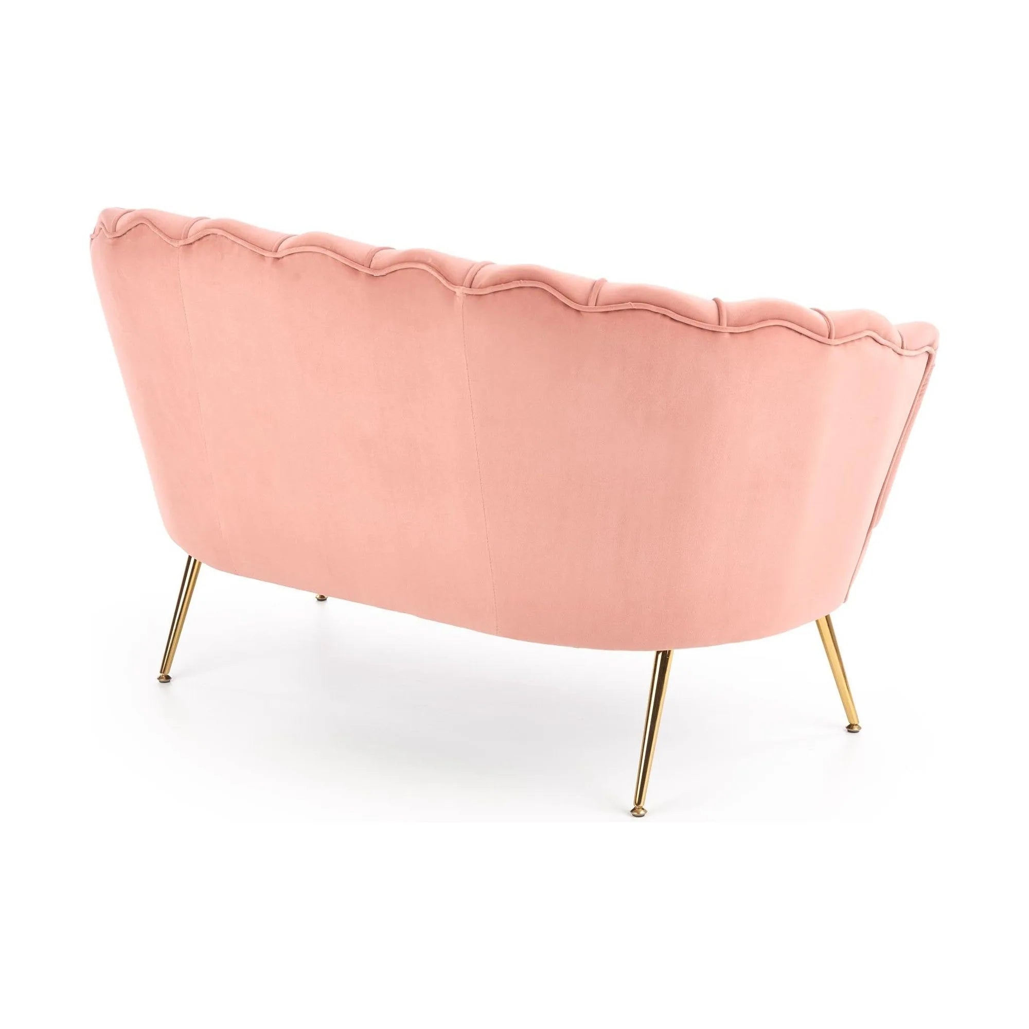 Canapea AMORINITO XL, roz/auriu, 131x77x77 cm