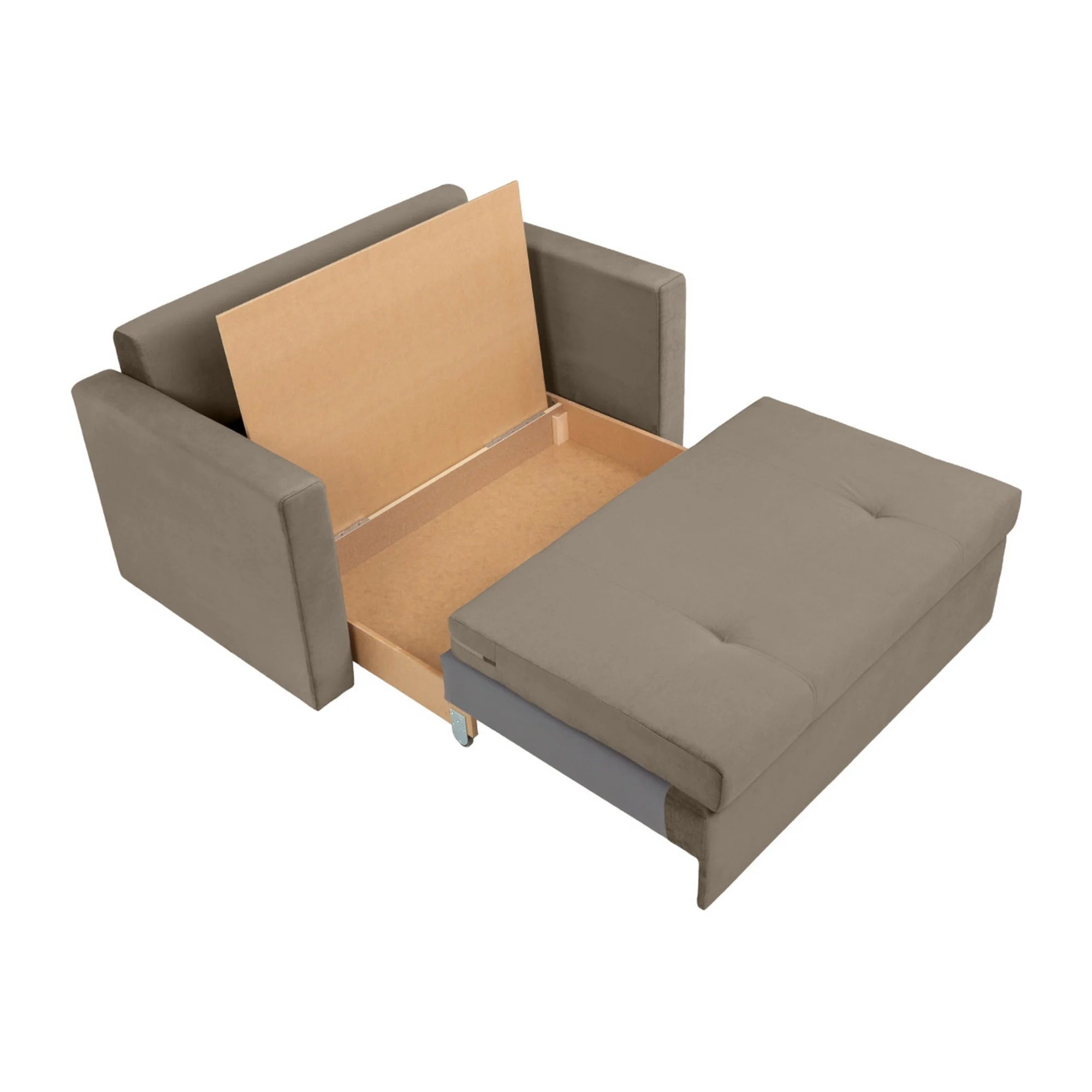 Canapea BUNIO III, stofa clasica bej - Paros 3, 147x88x86 cm