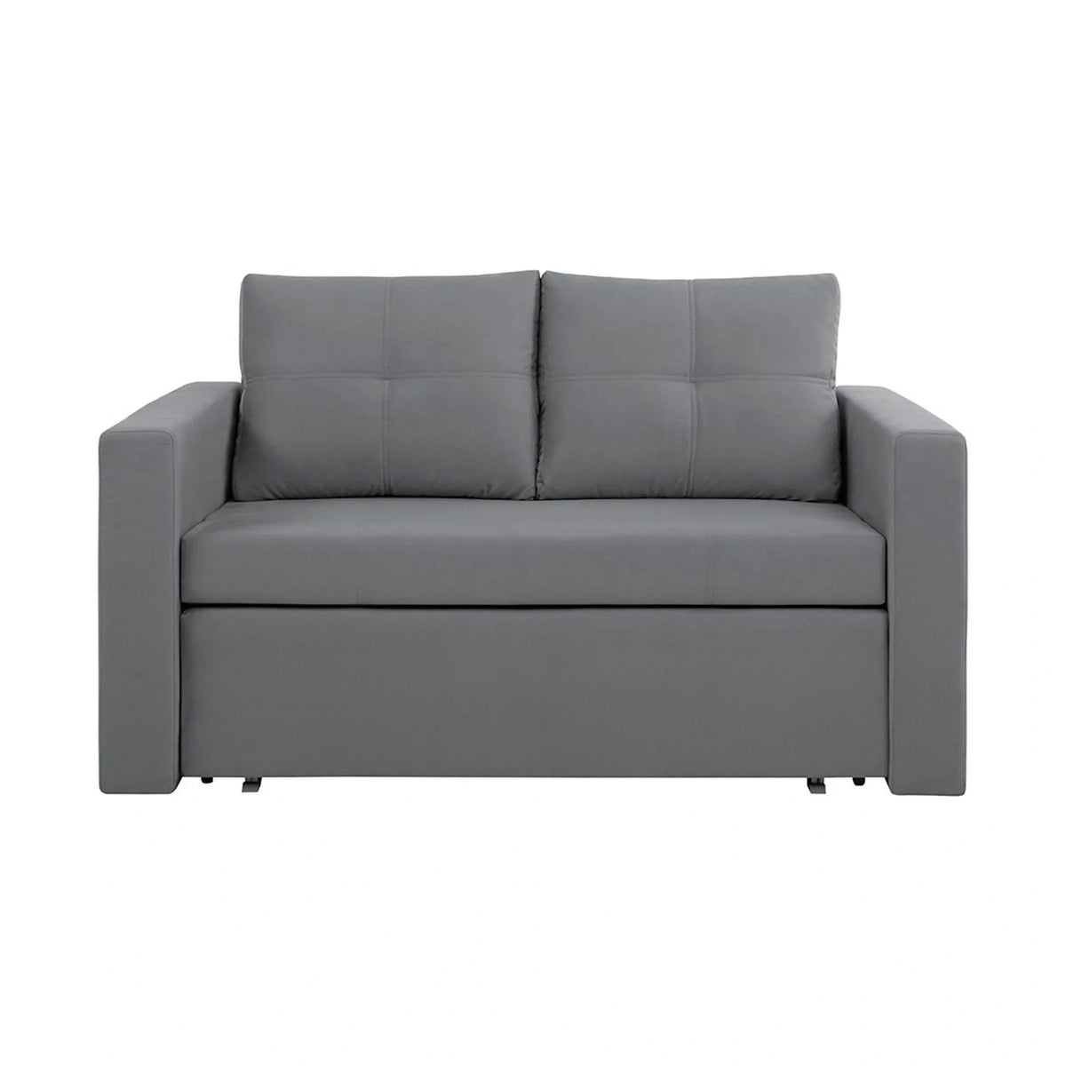 Canapea BUNIO III, stofa clasica gri - Manila 16, 147x88x86 cm