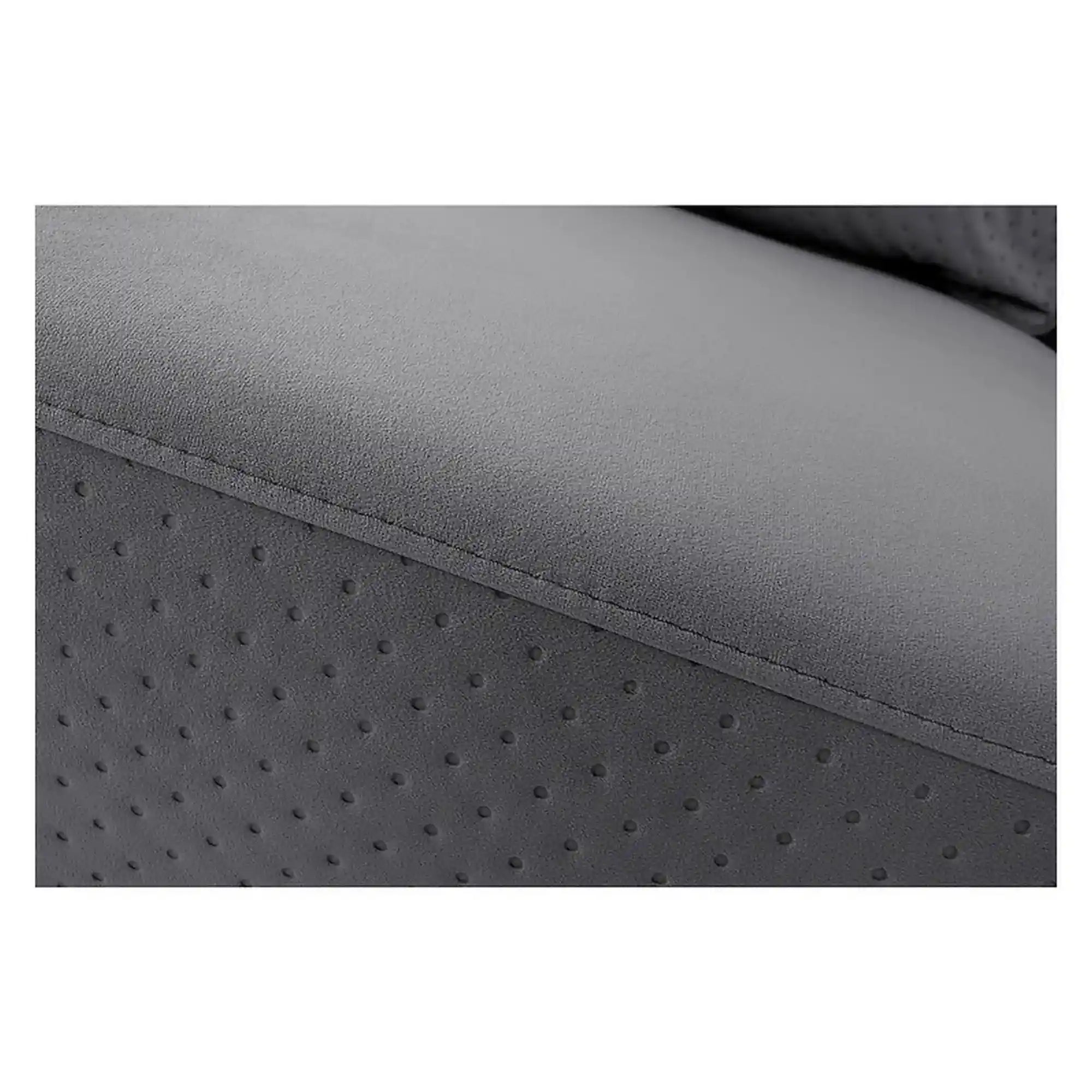 Canapea extensibila AKARO, stofa catifelata gri - Tiffany 18, cu lada depozitare, 227x114x85 cm