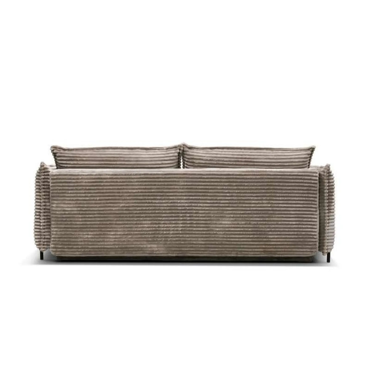 Canapea extensibila Amalfi, stofa catifelata maro - Monolith 15, cu lada depozitare, 226x105x90 cm
