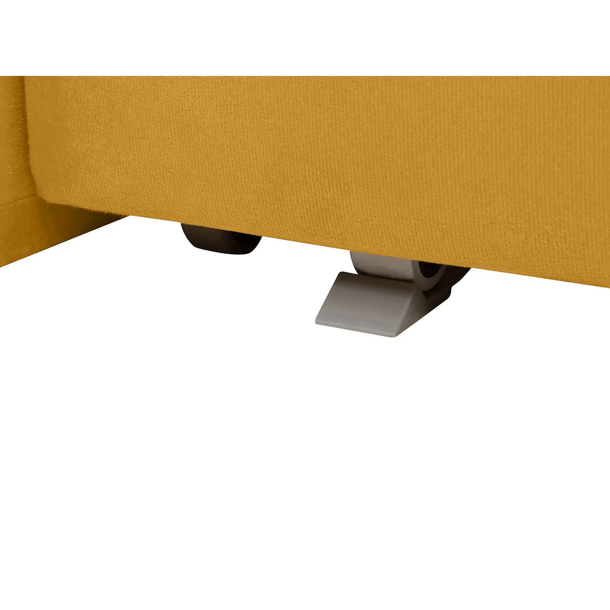 Canapea extensibila BUNIO III, stofa clasica galben - Manila 32, 147x88x86 cm