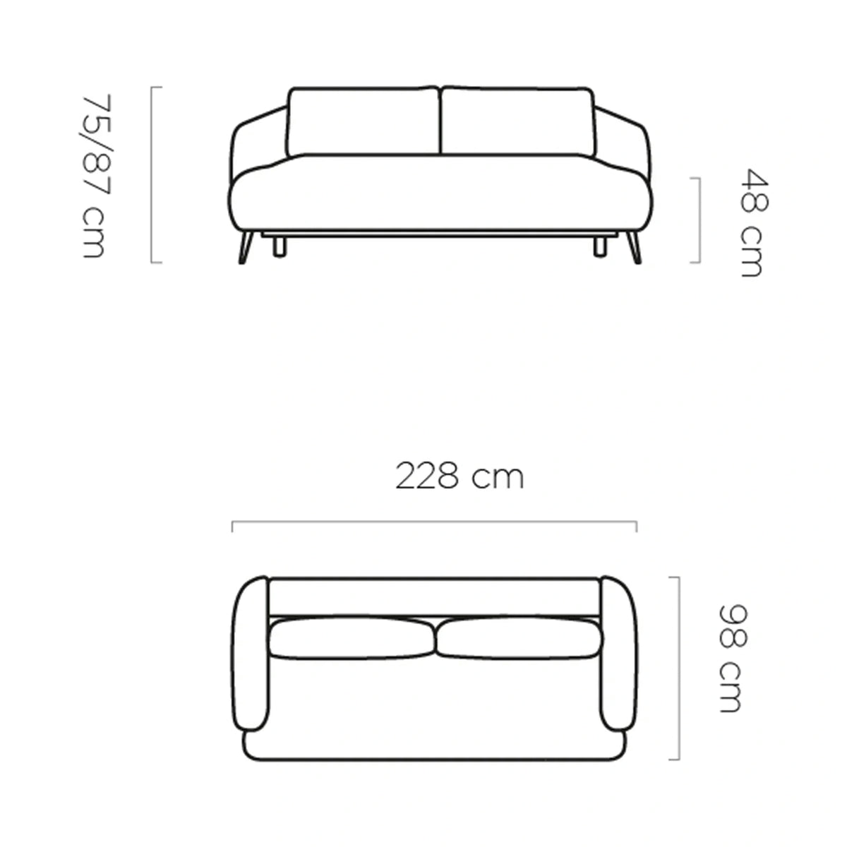 Canapea extensibila CANDY, stofa catifelata caramiziu - Salvador 07, lada depozitare, 228x98x87 cm
