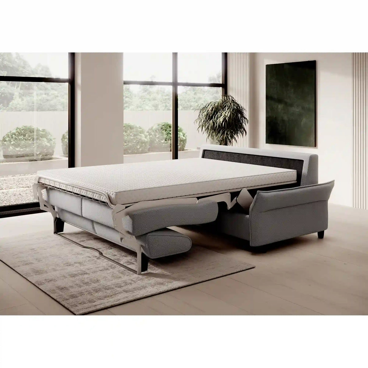 Canapea extensibila CANTO 160, personalizabil materiale Gama Premium, 218x106x82 cm