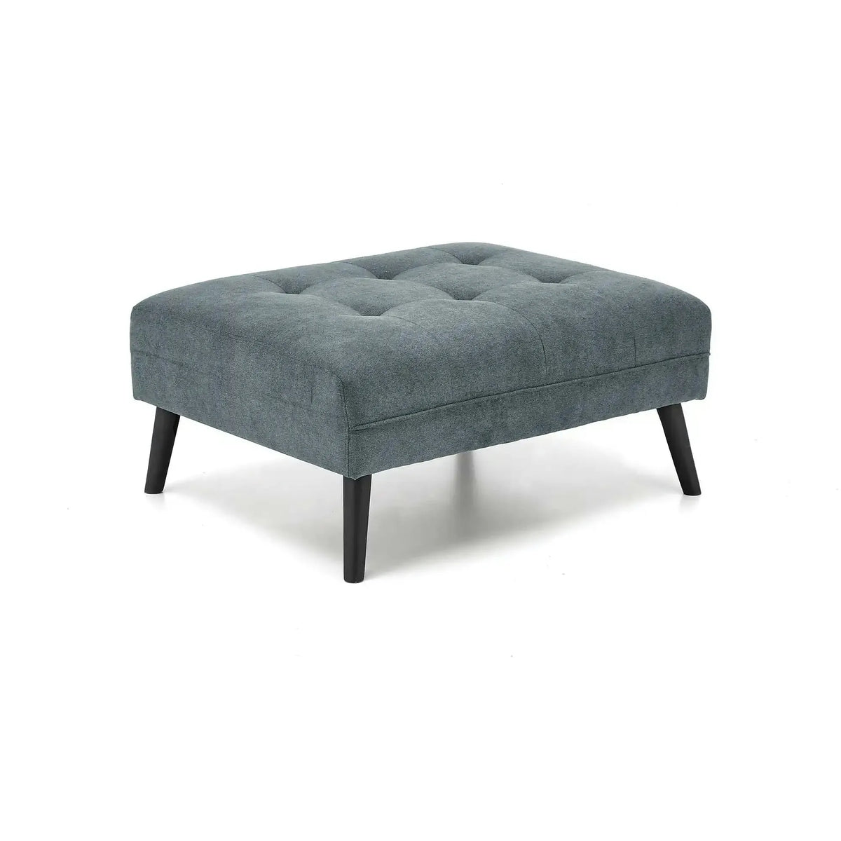 Canapea extensibila CORNELIUS, gri/negru, stofa clasica/lemn, 200x153/167x80 cm
