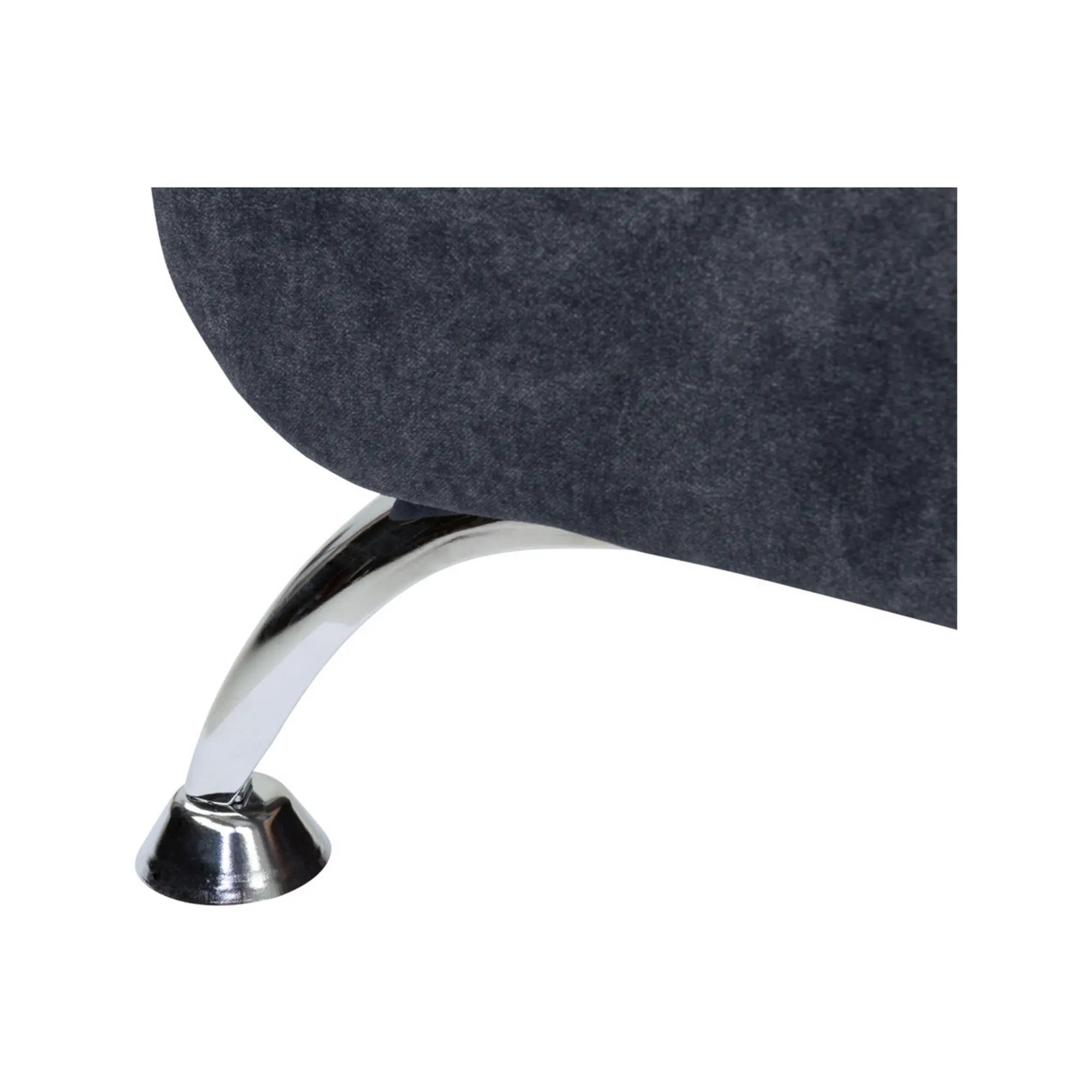 Canapea extensibila DARIA III, gri deschis/gri inchis, stofa catifelata, 195x98x94 cm