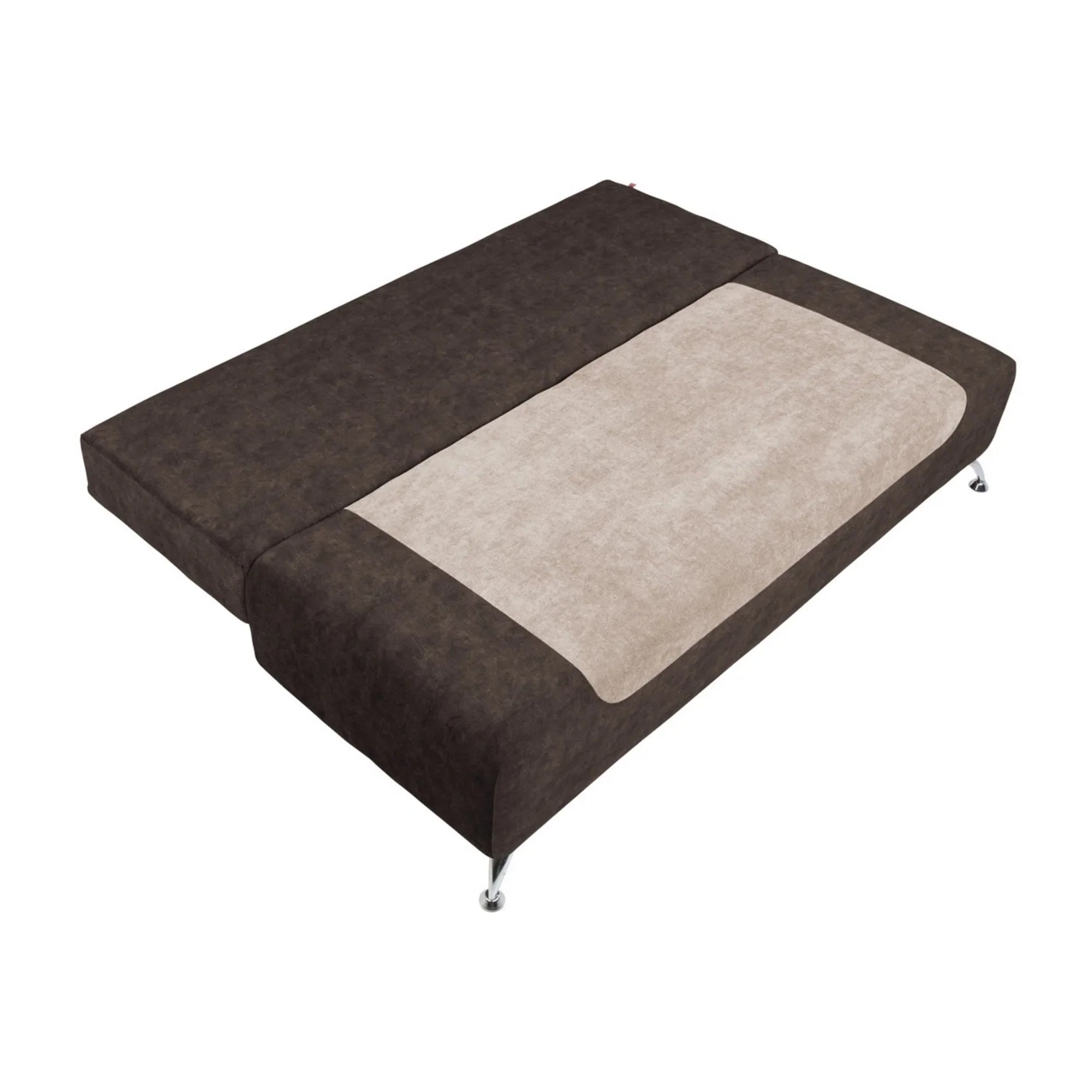 Canapea extensibila DARIA III, stofa catifelata maro - Doro 5111, 195x98x94 cm