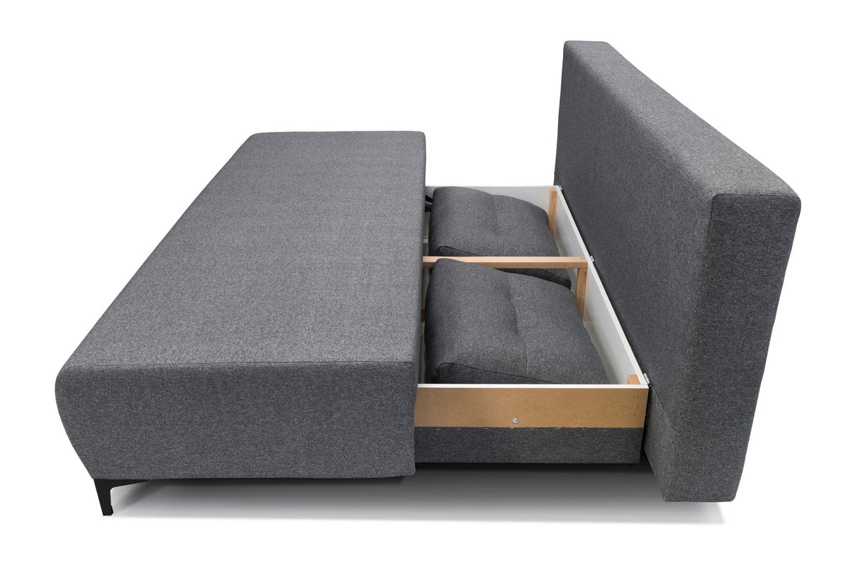 Canapea extensibila FIORE, personalizabil materiale gama Oferta Avantaj, cu lada depozitare, 201x101x95 cm