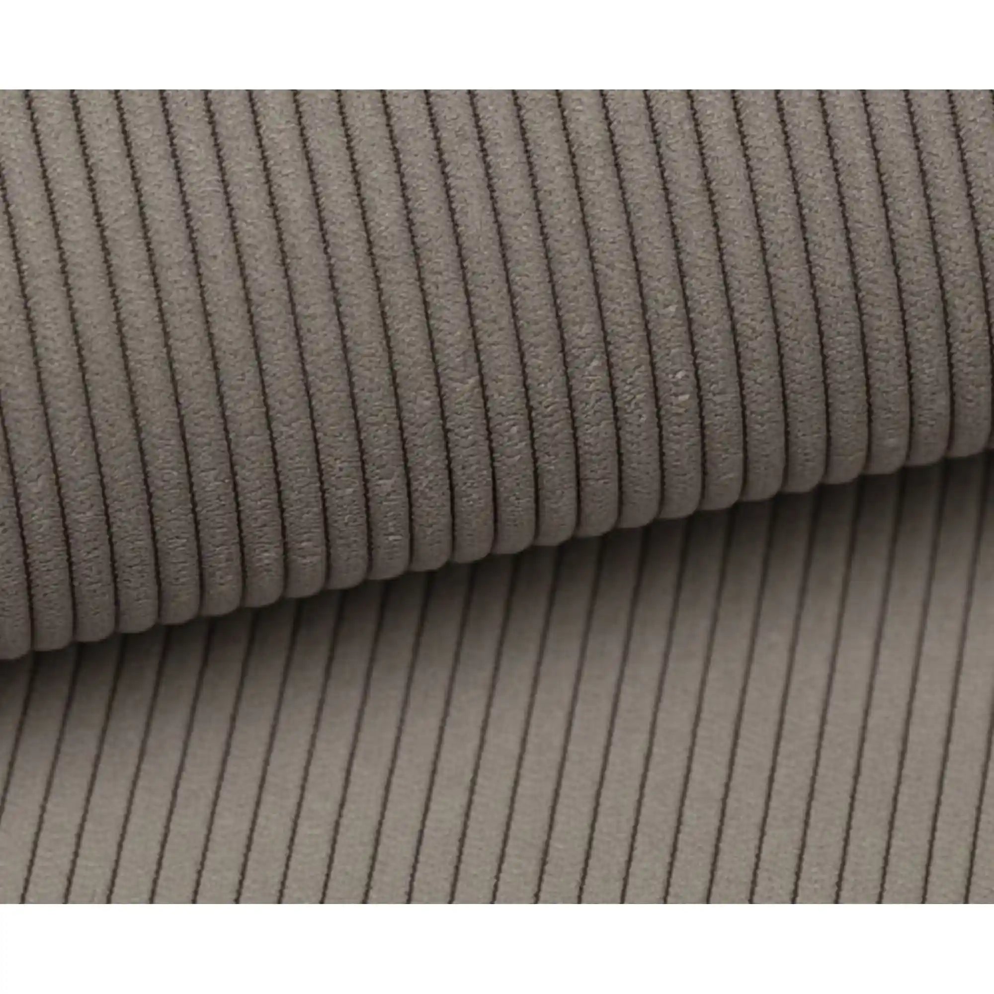 Canapea extensibila GANDI 160, Gama Premium, stofa catifelata grej - Ontario 03, cu tetiere reglabila, 227x102x95 cm