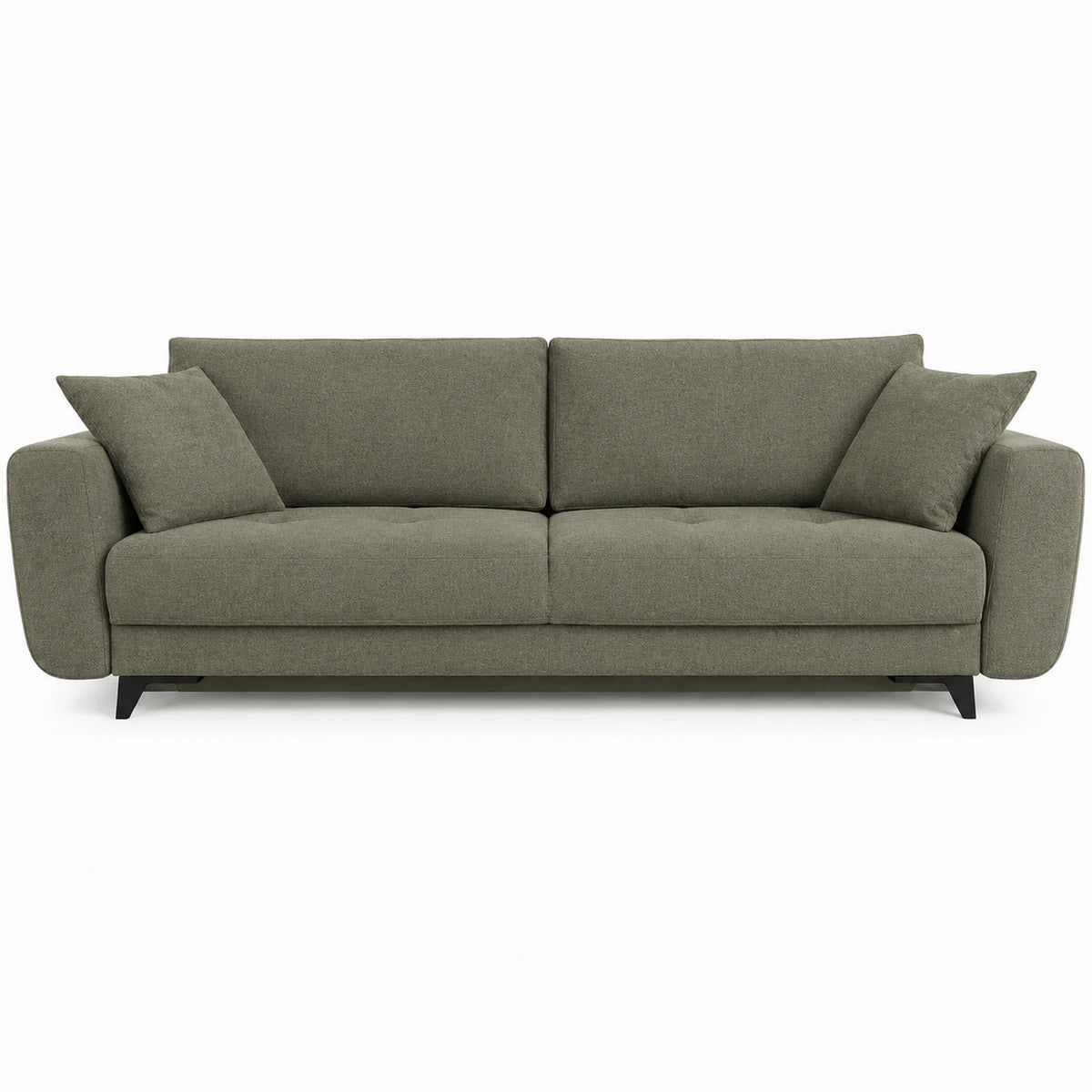 Canapea extensibila KARISA, stofa verde - Element 11, cu spatiu depozitare, 241x113x91 cm