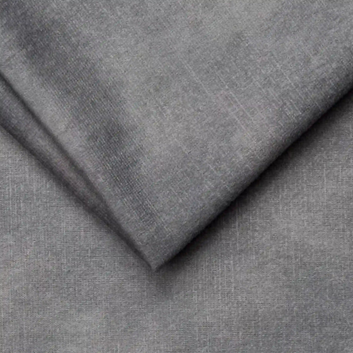 Canapea extensibila Molly, stofa catifelata gri - Palladium 15, Gama Premium, cu lada depozitare, 226x101x78/91 cm