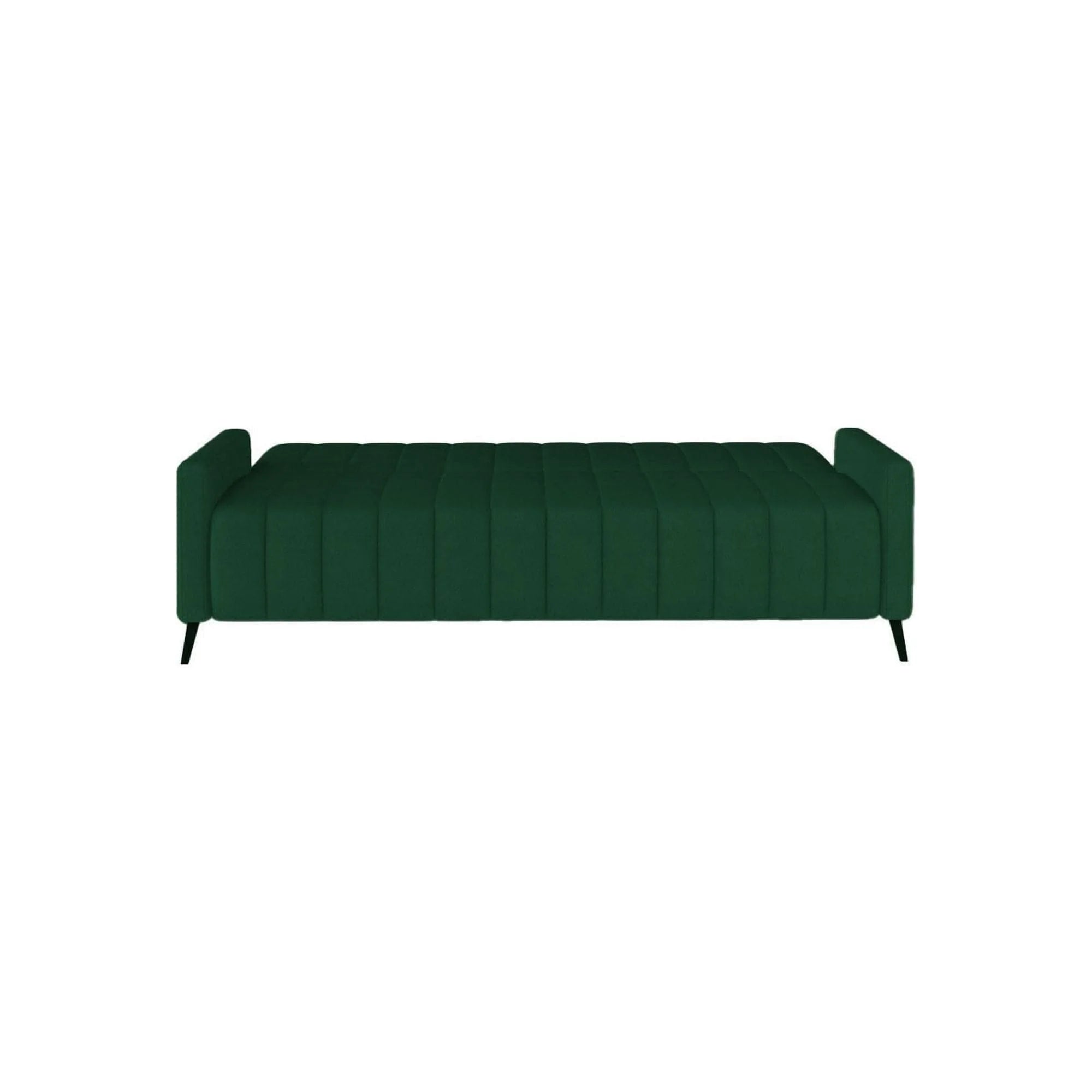 Canapea extensibila Molly, stofa catifelata verde - Riviera 38, Gama Premium, 226x101/200x91 cm
